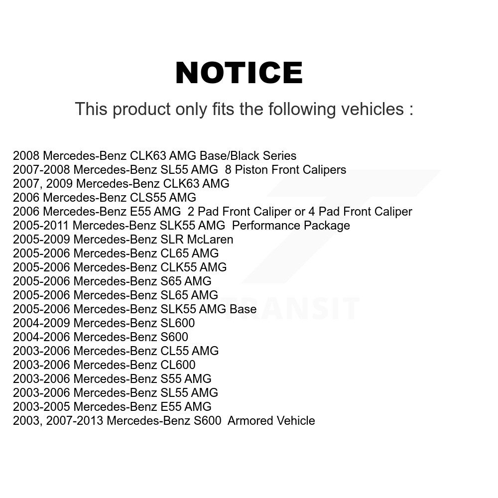 AmeriBRAKES - NWF-PRM984A - Semi-Metallic Brake Pads