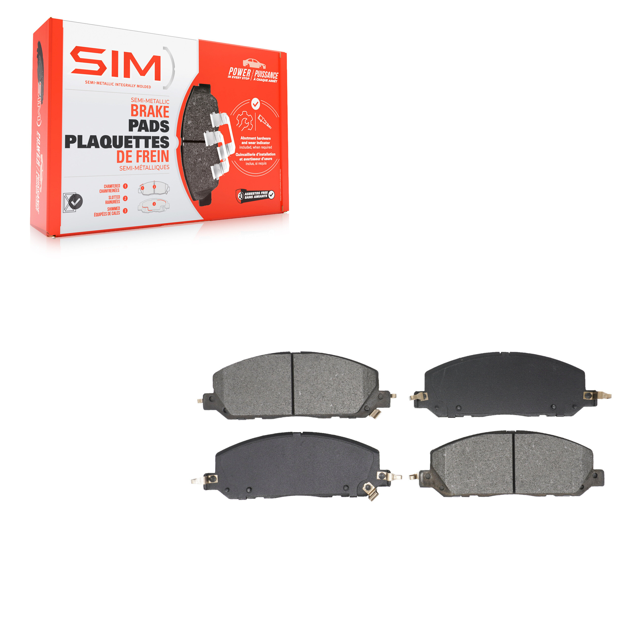 Semi-Metallic Brake Pads