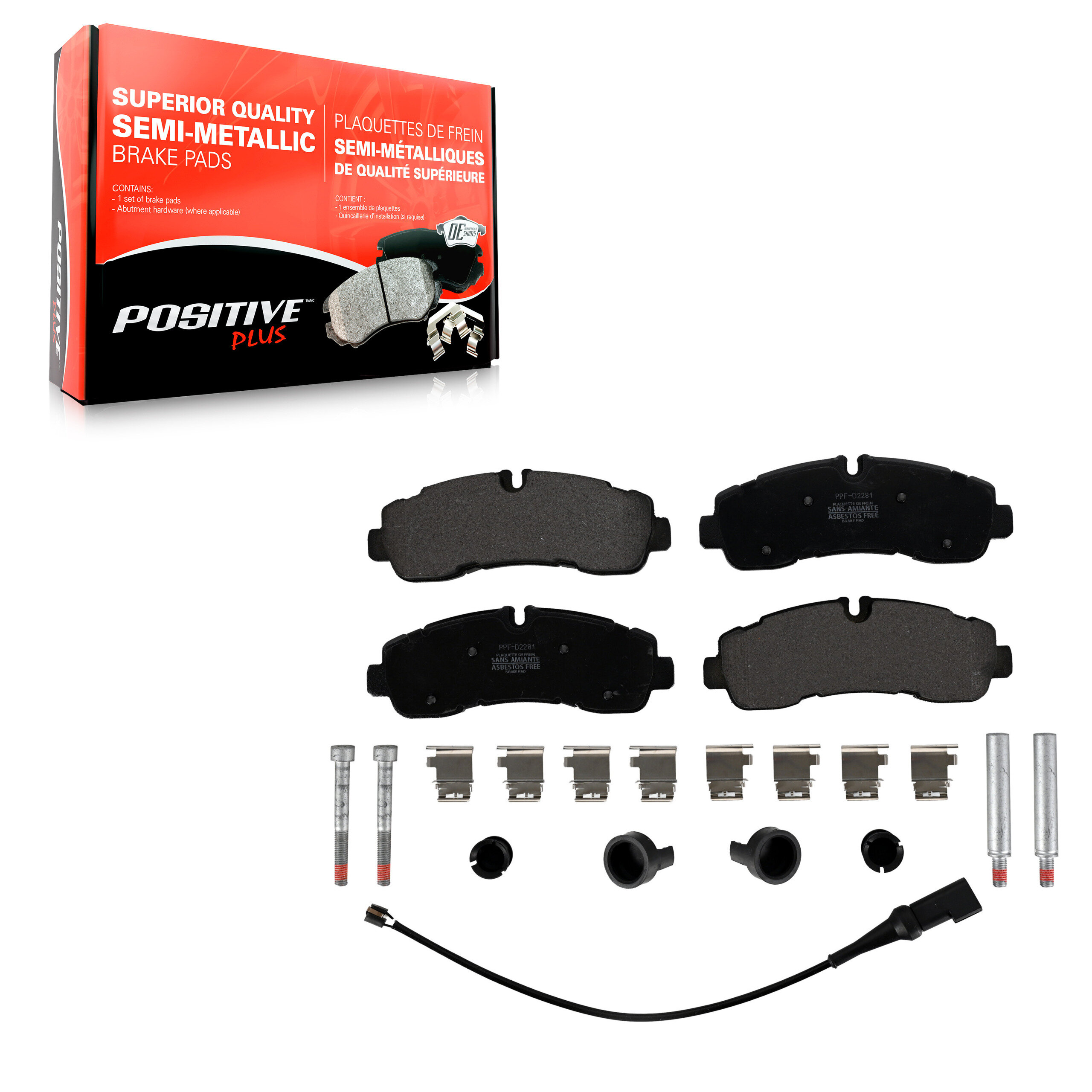 Semi-Metallic Brake Pads