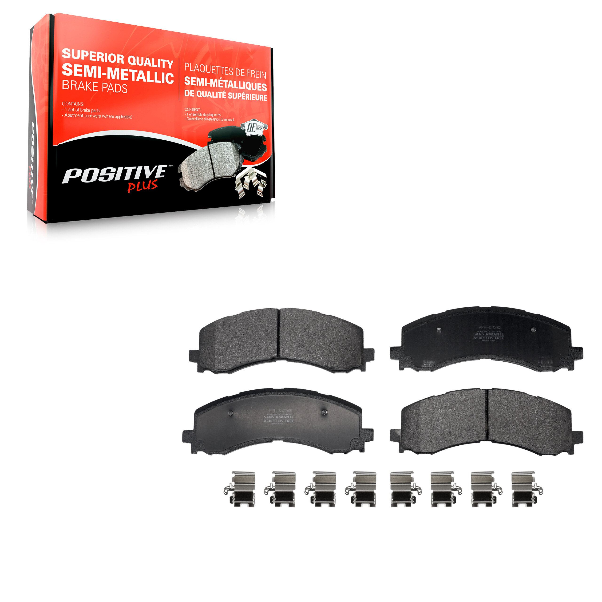 Semi-Metallic Brake Pads