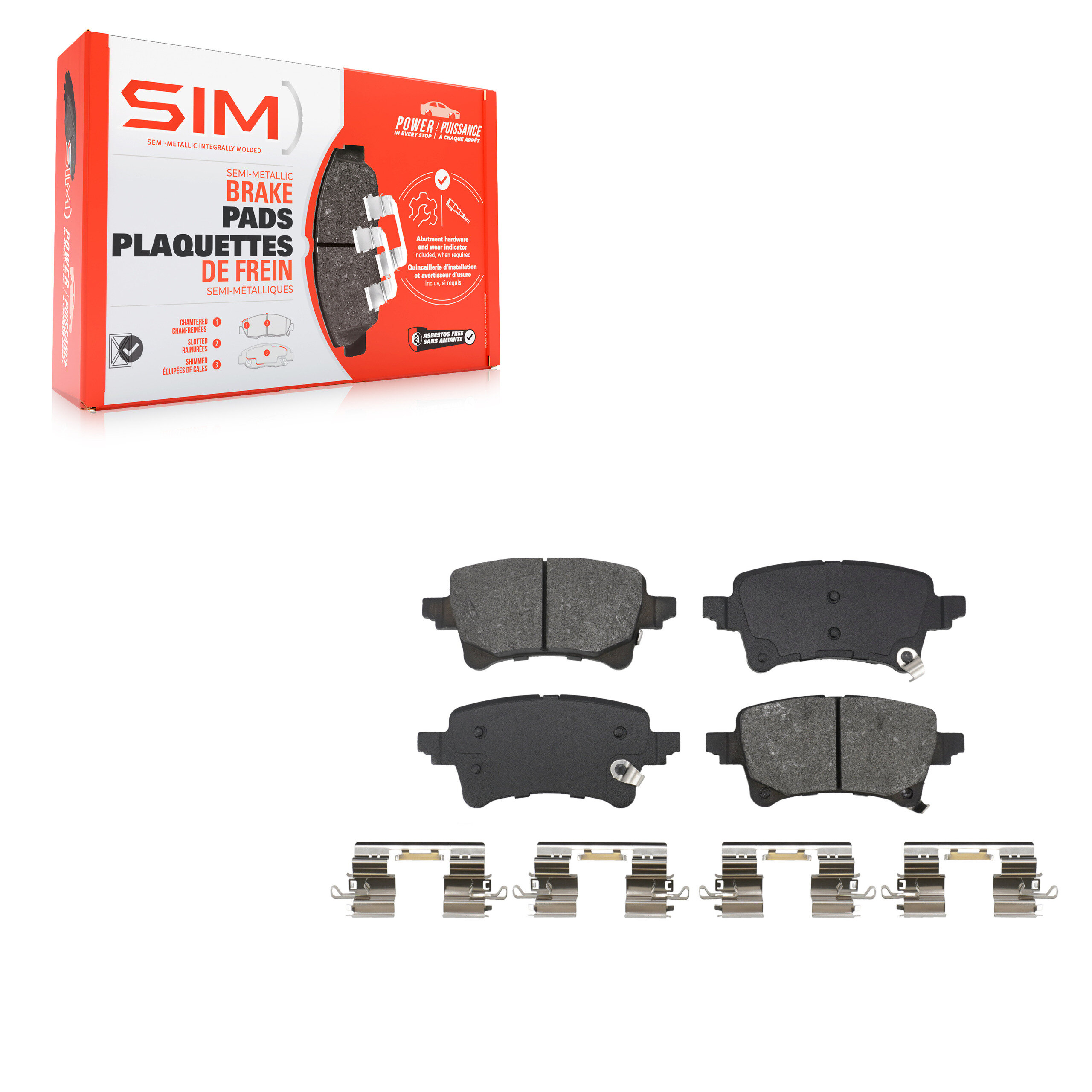 Semi-Metallic Brake Pads