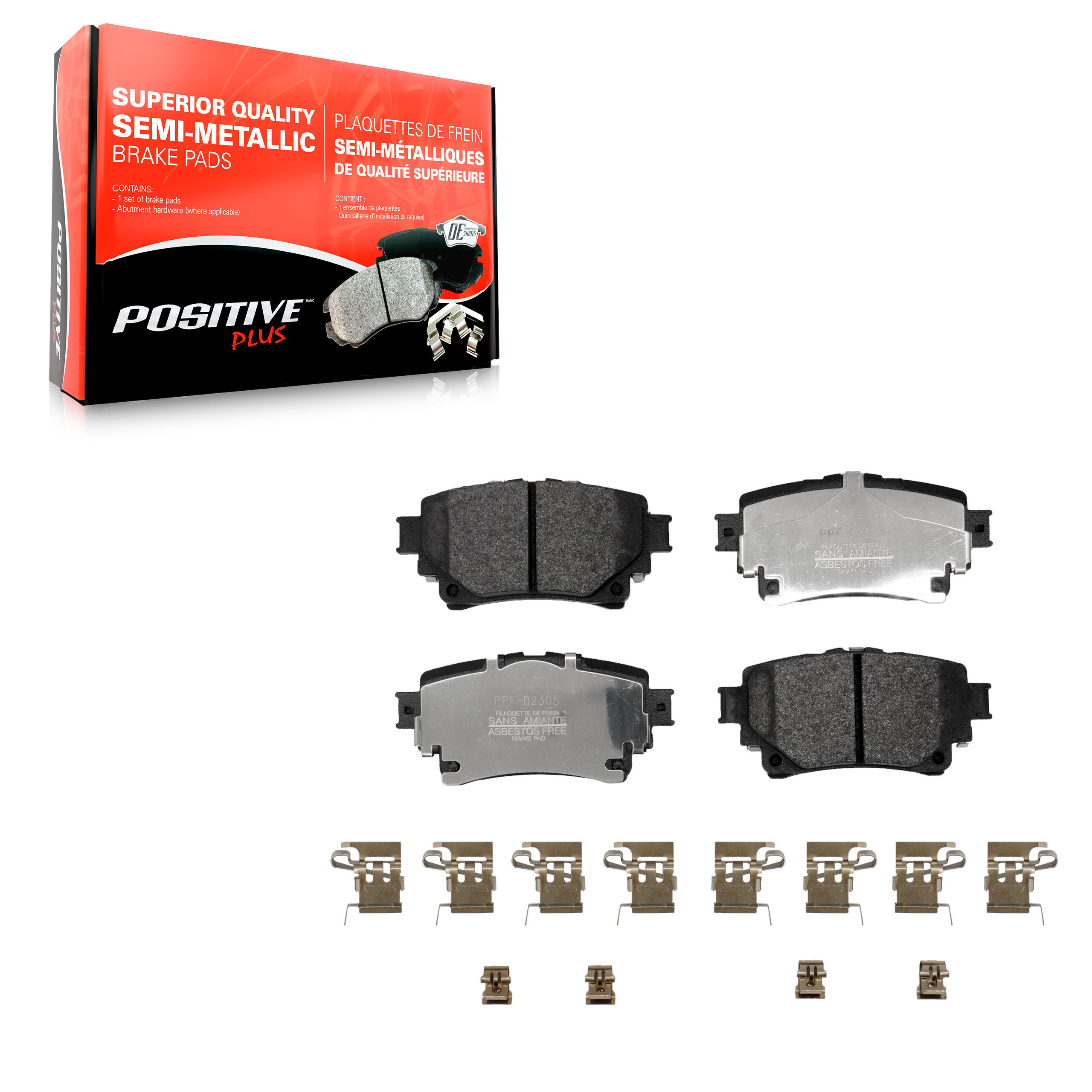Semi-Metallic Brake Pads