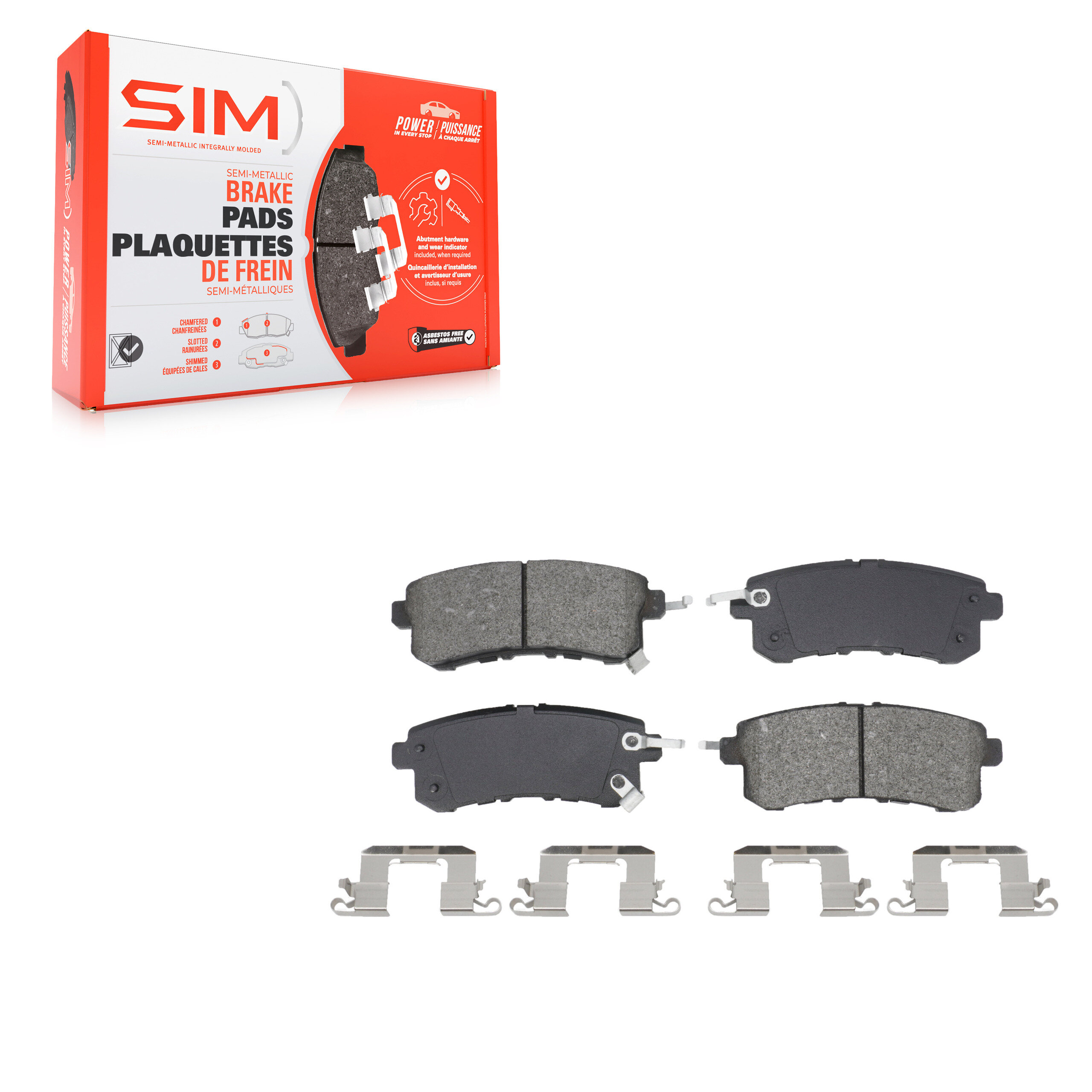 Semi-Metallic Brake Pads