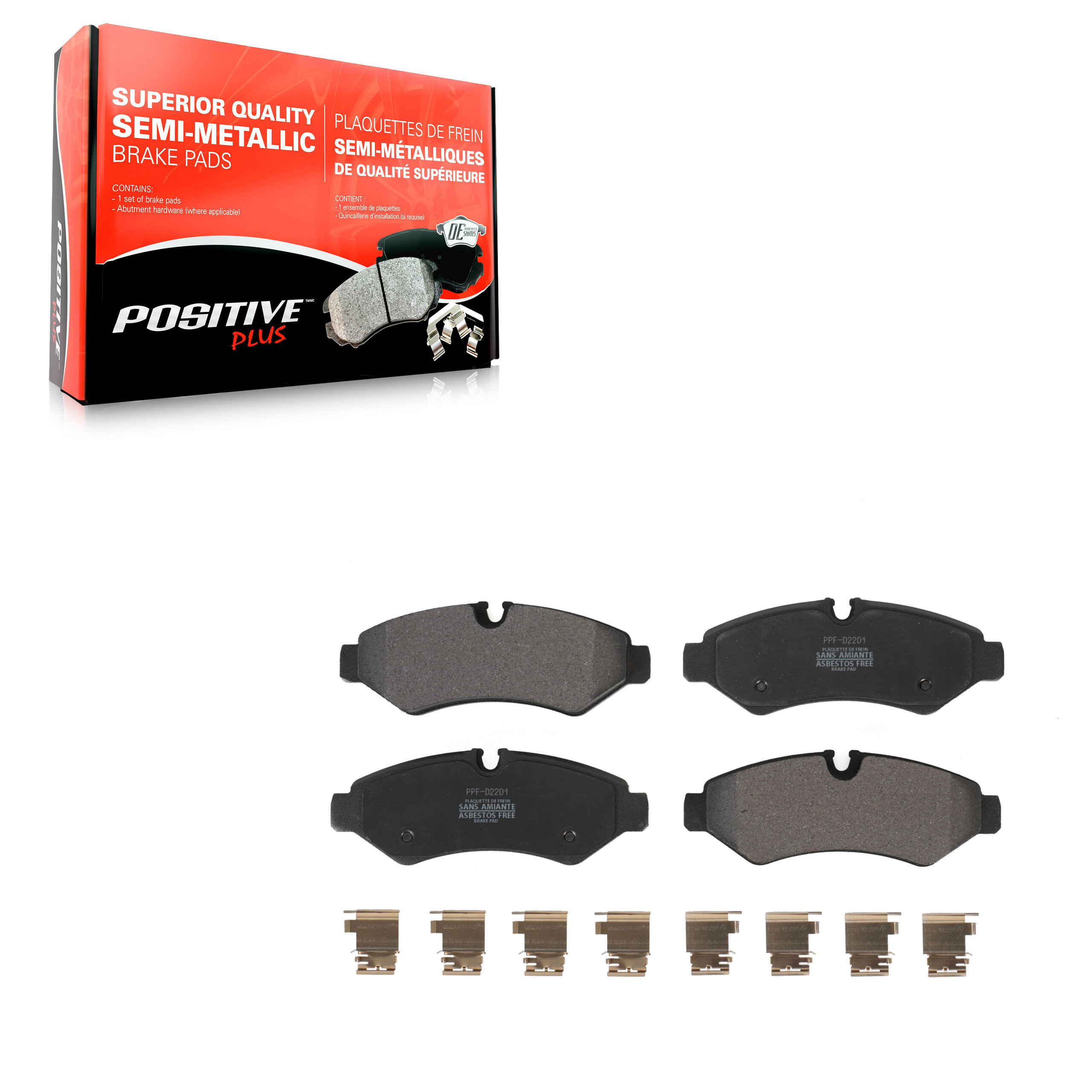 Semi-Metallic Brake Pads