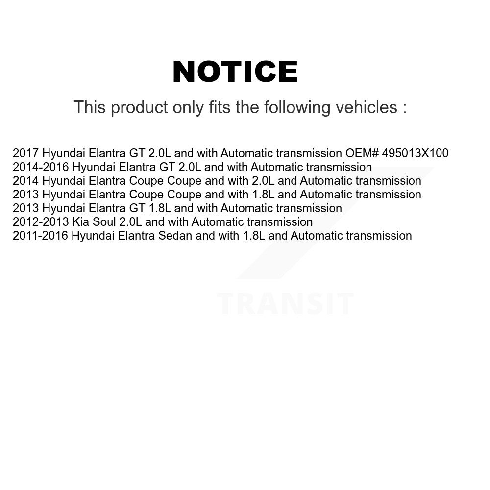 Kugel - NCV-HY37012 - CV Axle Shaft
