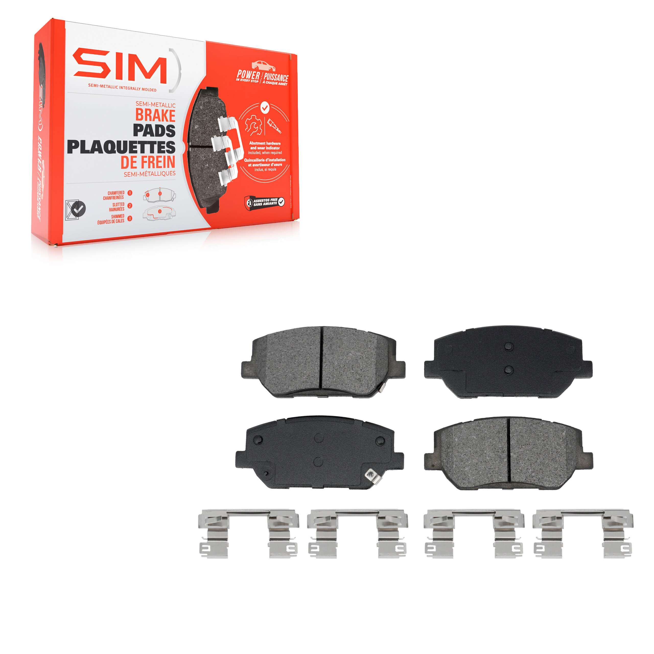 Semi-Metallic Brake Pads