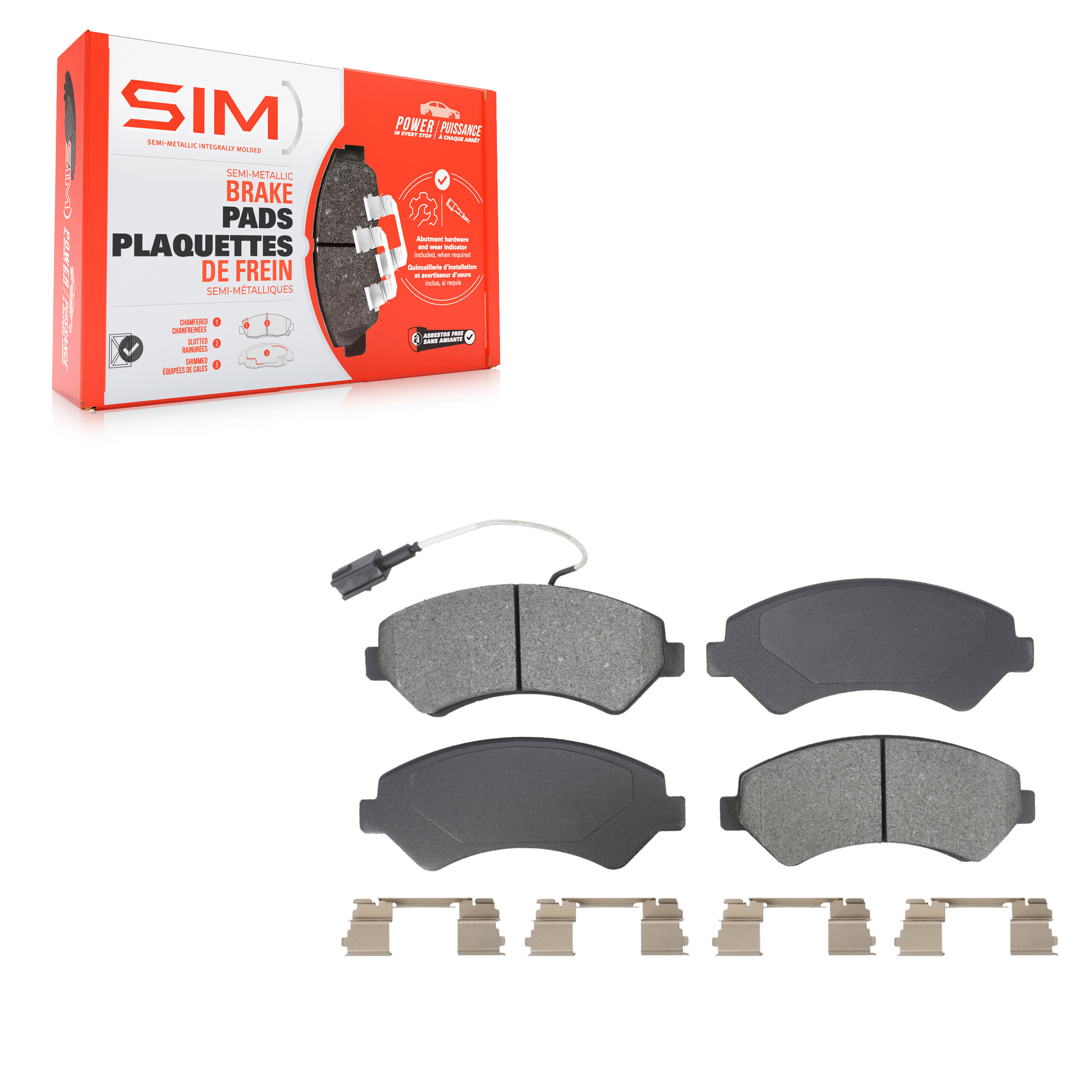Semi-Metallic Brake Pads