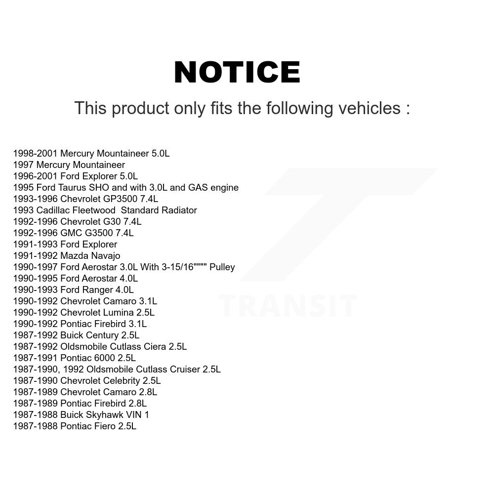 Kobra - KTP-89055 - Accessory Drive Belt Tensioner Pulley