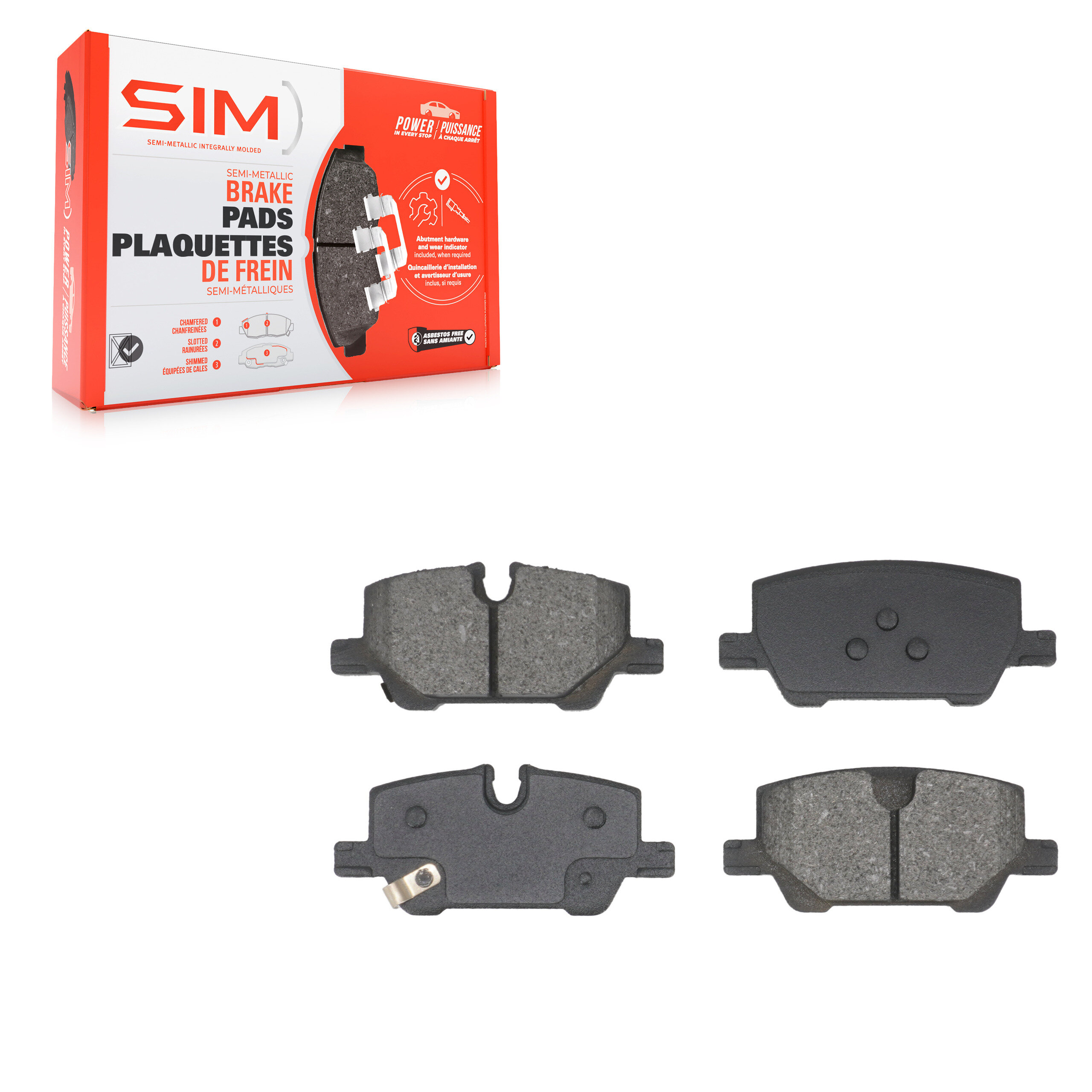 Semi-Metallic Brake Pads
