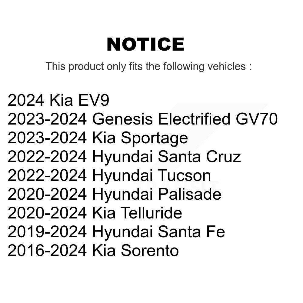 Top Quality - 72-K750891 - Suspension Stabilizer Bar Link Kit