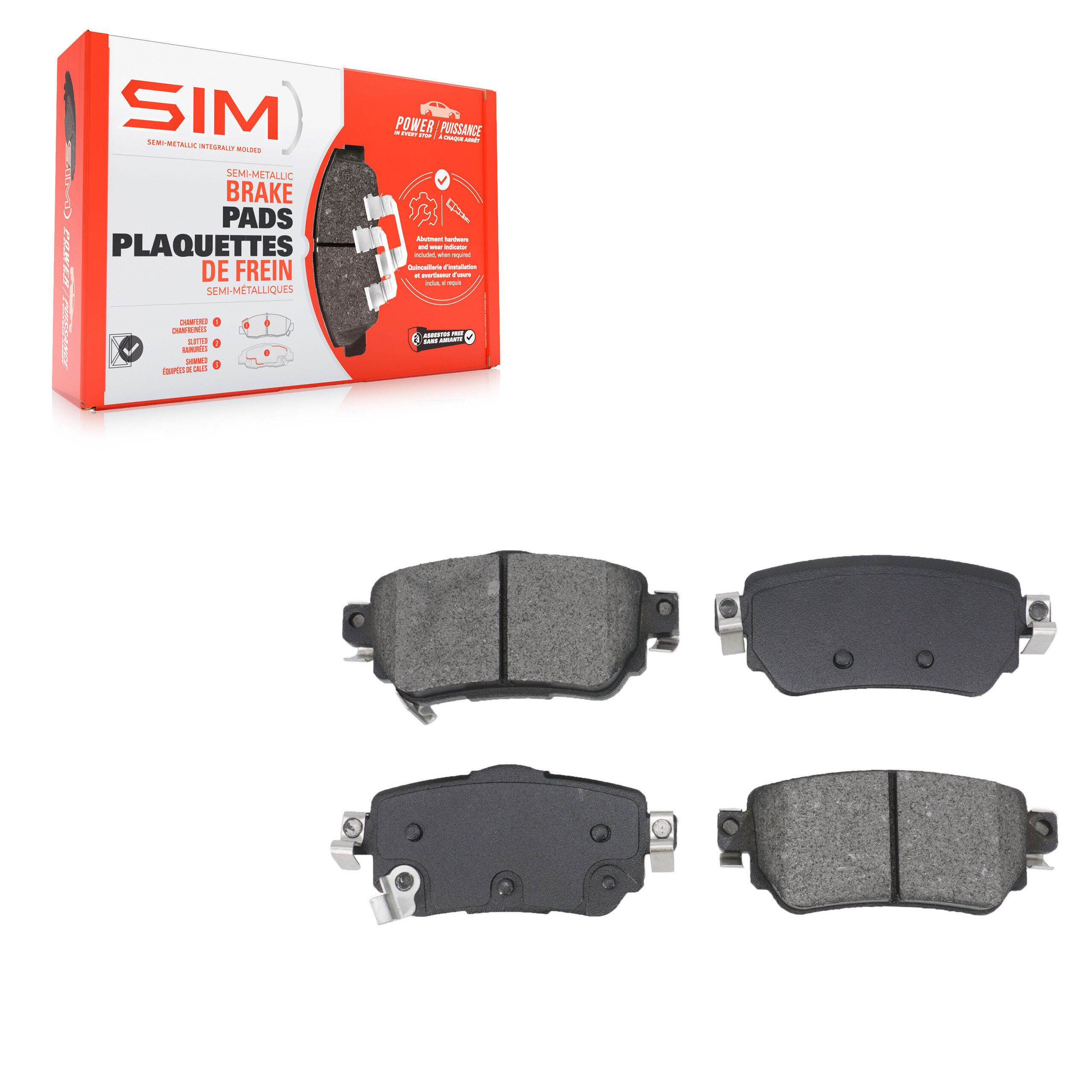 Semi-Metallic Brake Pads