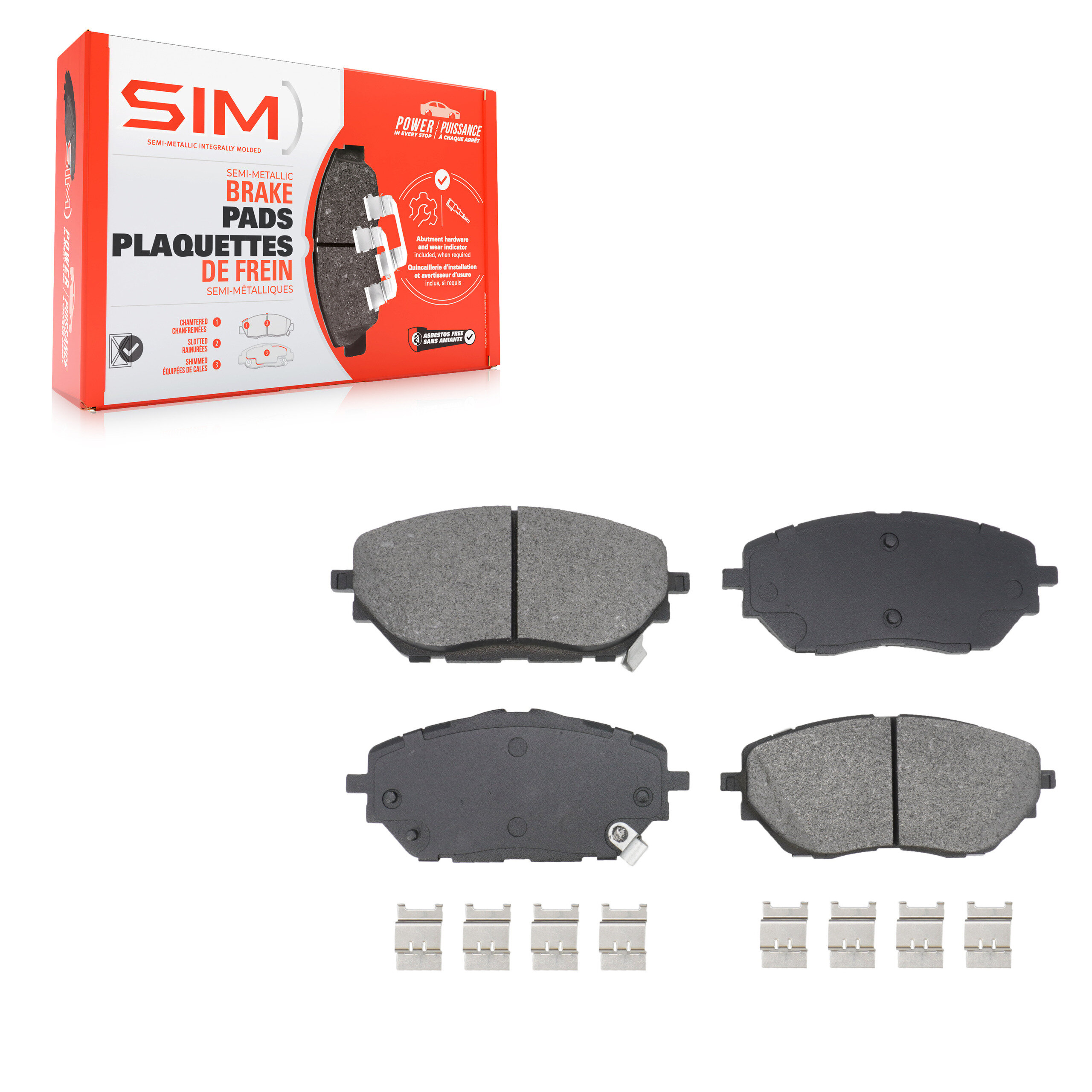 SIM - SIM-2065 - Semi-Metallic Brake Pads