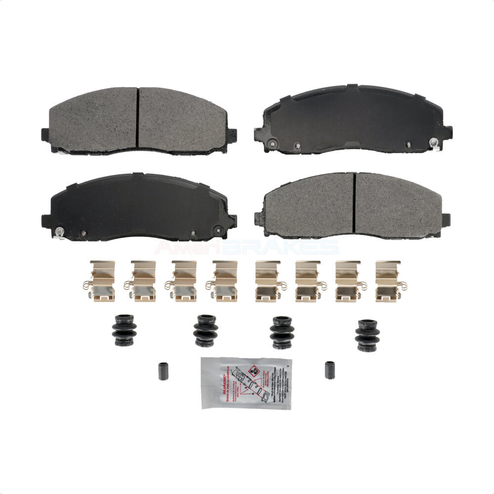 AmeriBRAKES - NWF-ASD1589 - Semi-Metallic Brake Pads