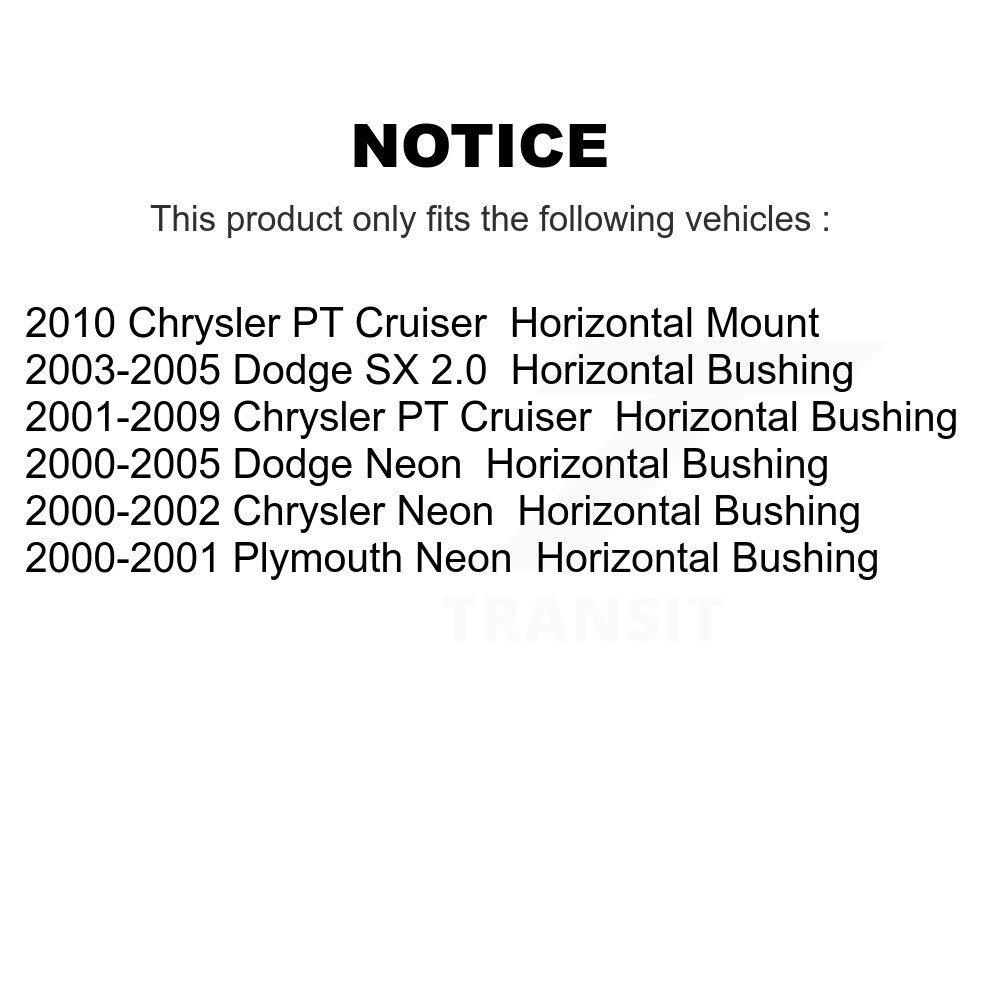 TOR - TOR-K7472 - Suspension Control Arm Bushing