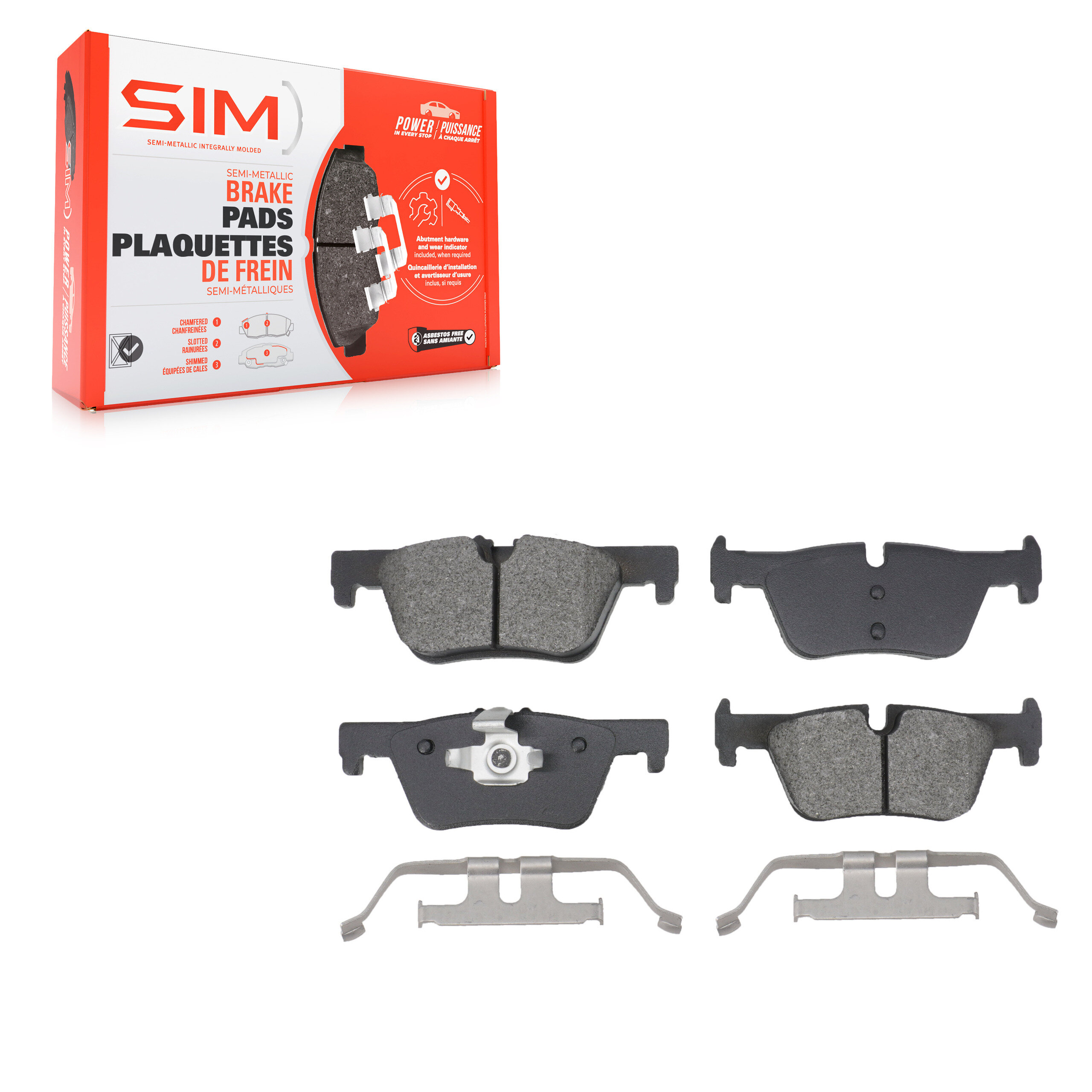 Semi-Metallic Brake Pads