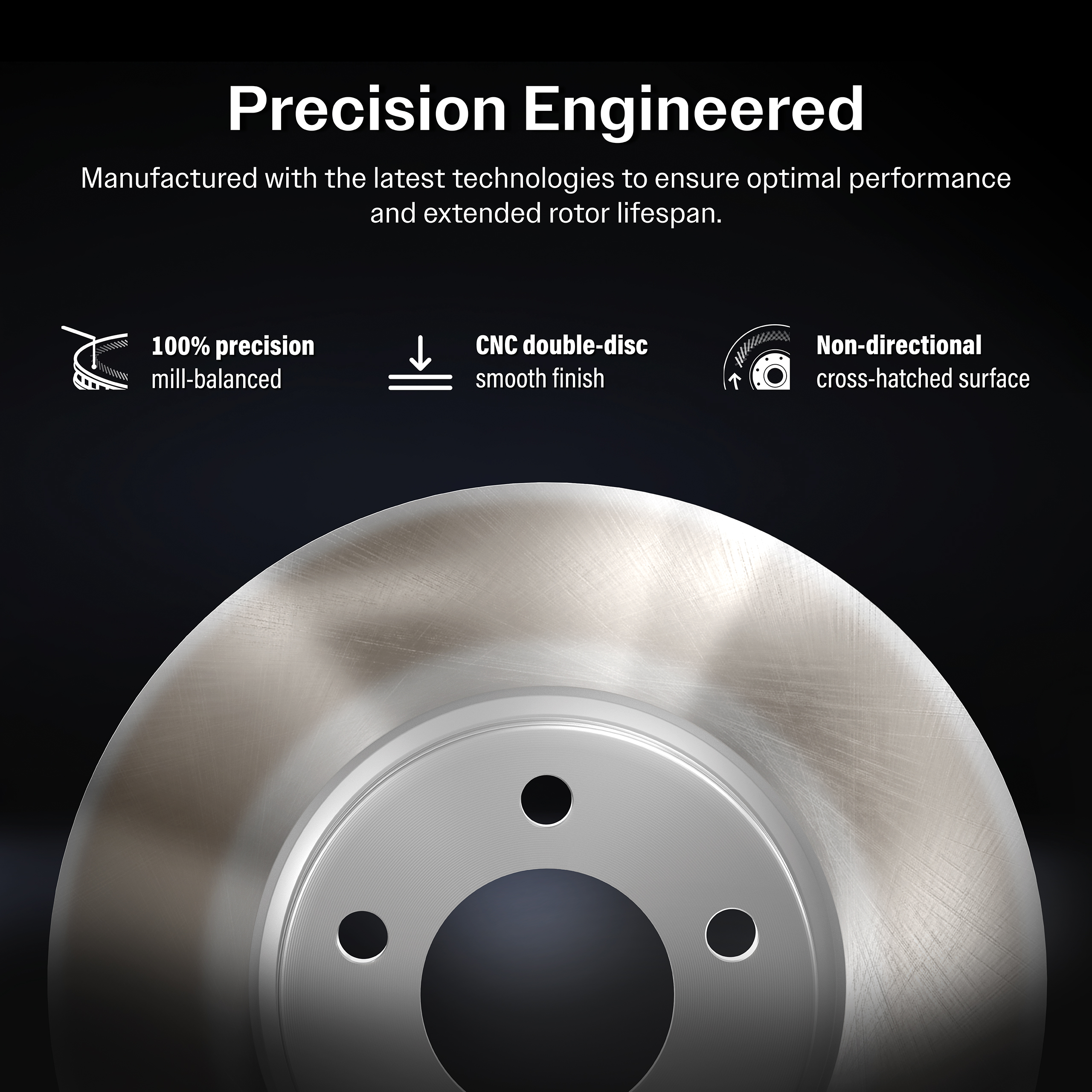 GENIUS - GCR-781769 - Coated Disc Brake Rotor