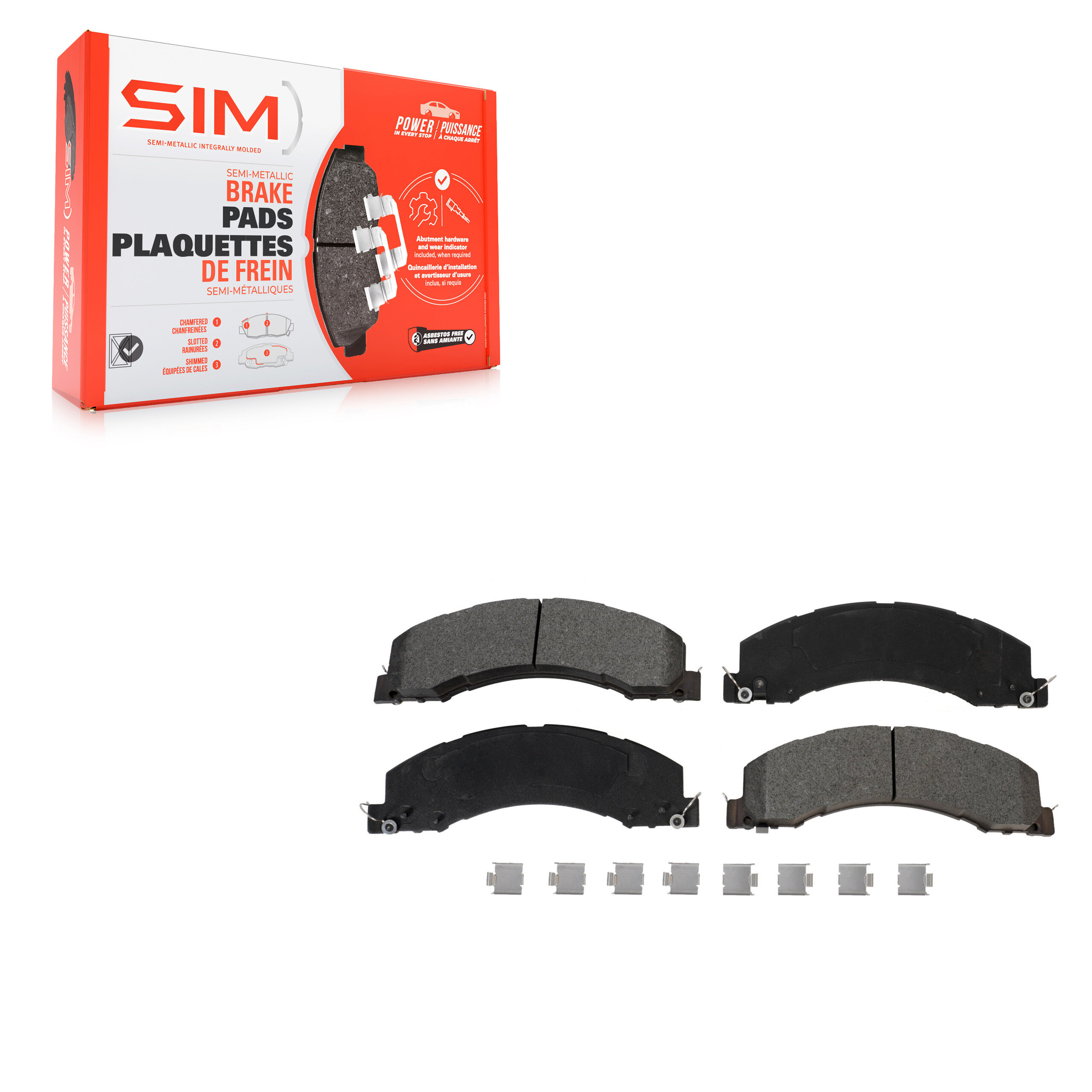 Semi-Metallic Brake Pads