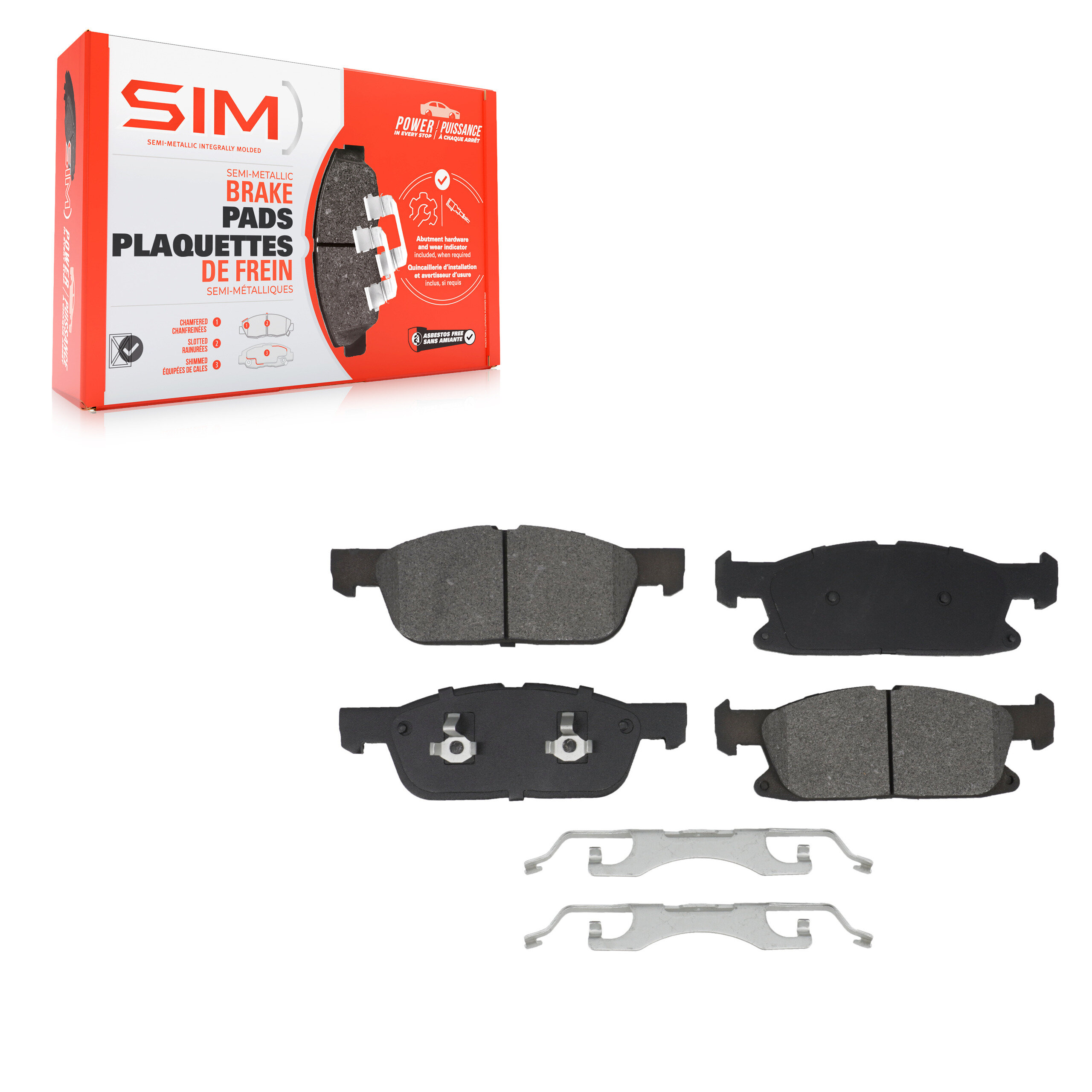 Semi-Metallic Brake Pads