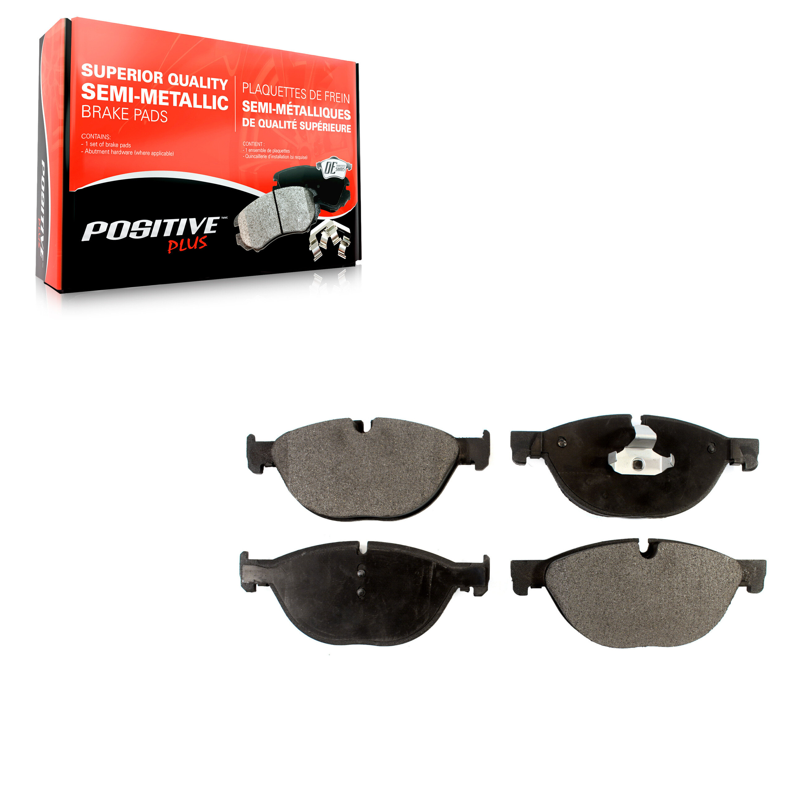 Positive Plus - PPF-D1409 - Semi-Metallic Brake Pads