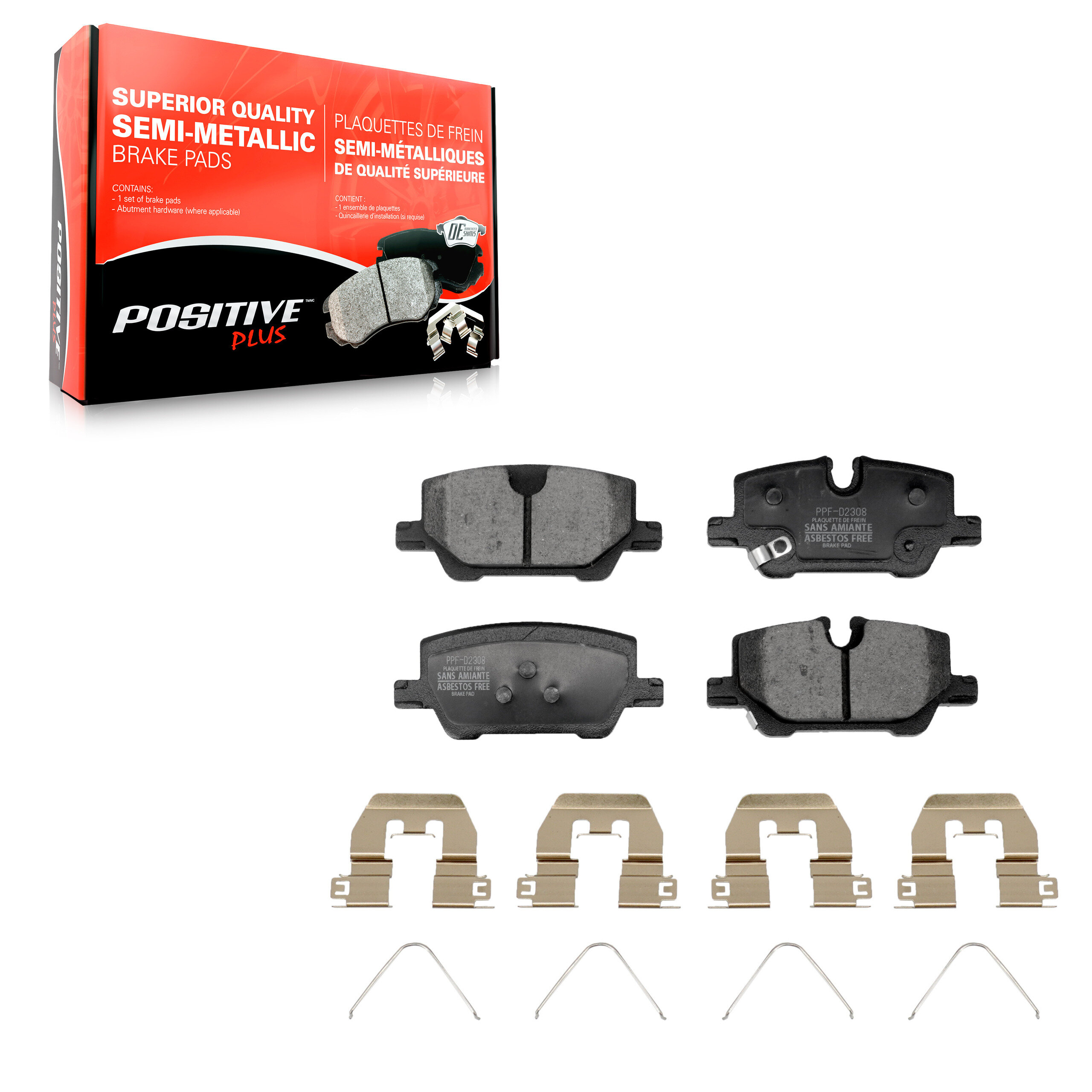 Semi-Metallic Brake Pads