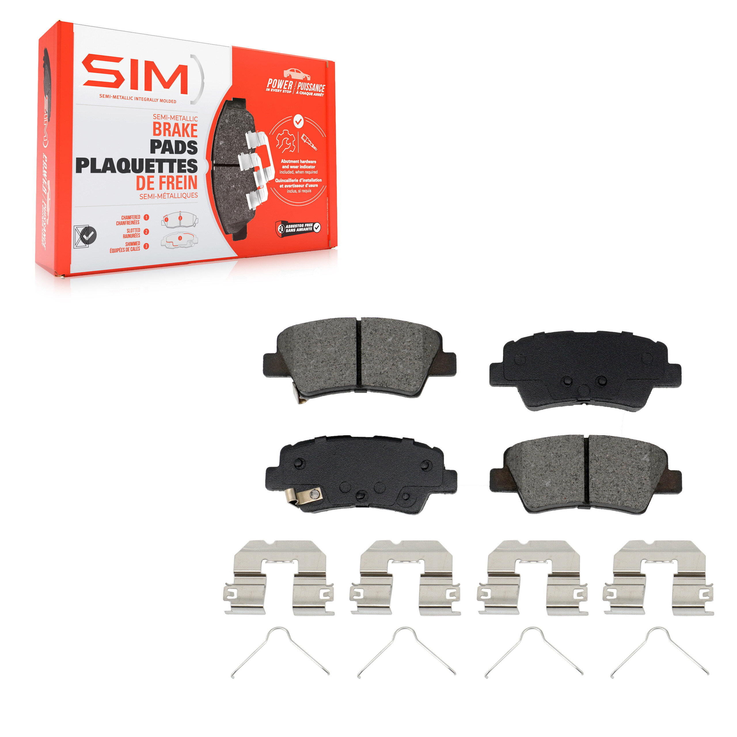 Semi-Metallic Brake Pads