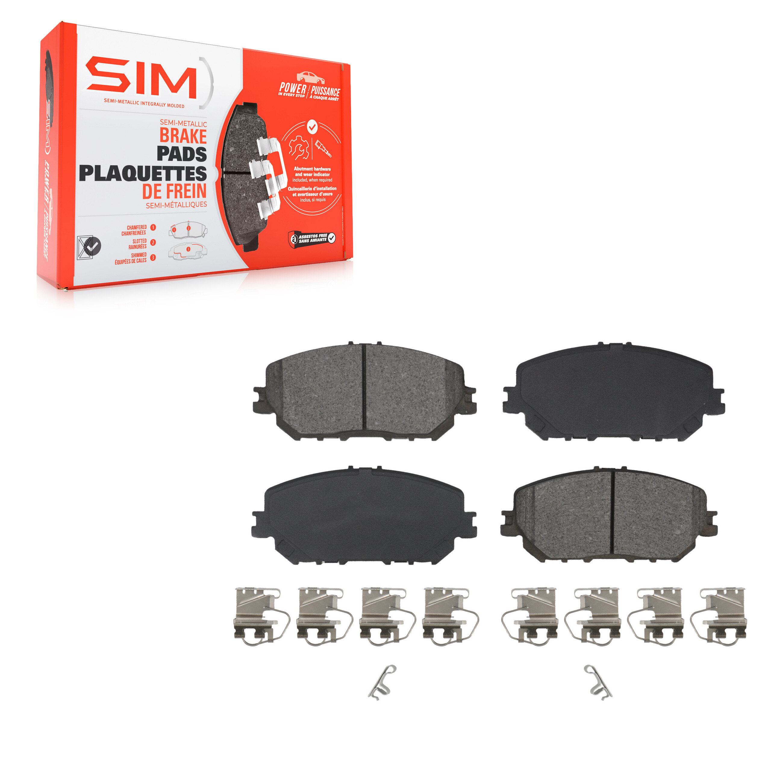 Semi-Metallic Brake Pads