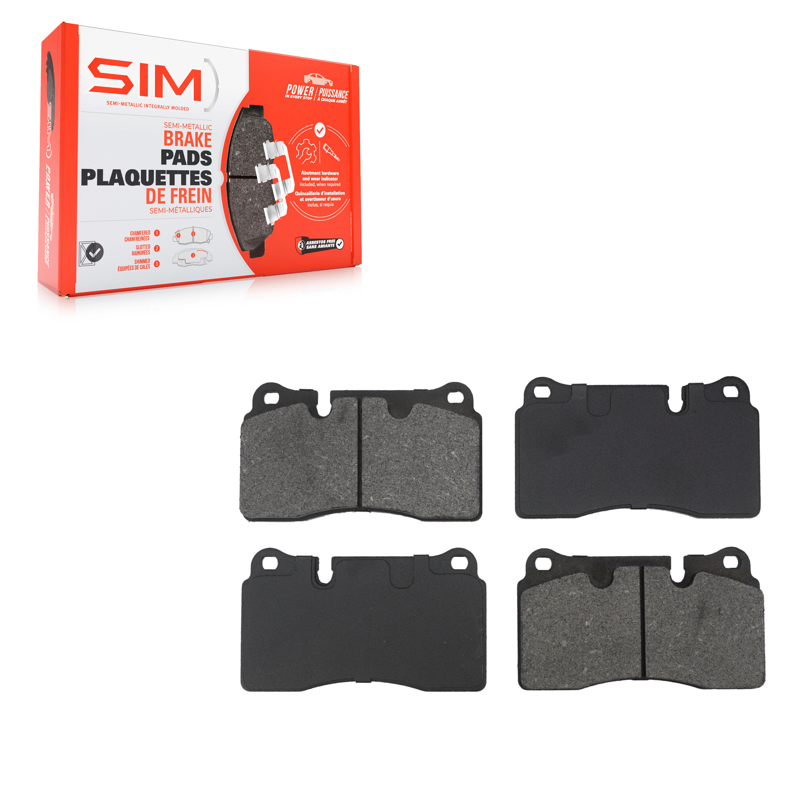 Semi-Metallic Brake Pads