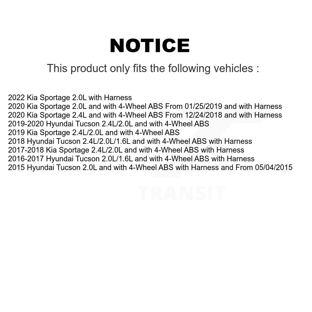 Mpulse - SEN-2ABS3651 - ABS Wheel Speed Sensor