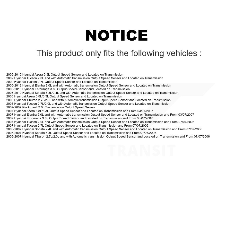 Mpulse - SEN-2VSS0021 - Vehicle Speed Sensor