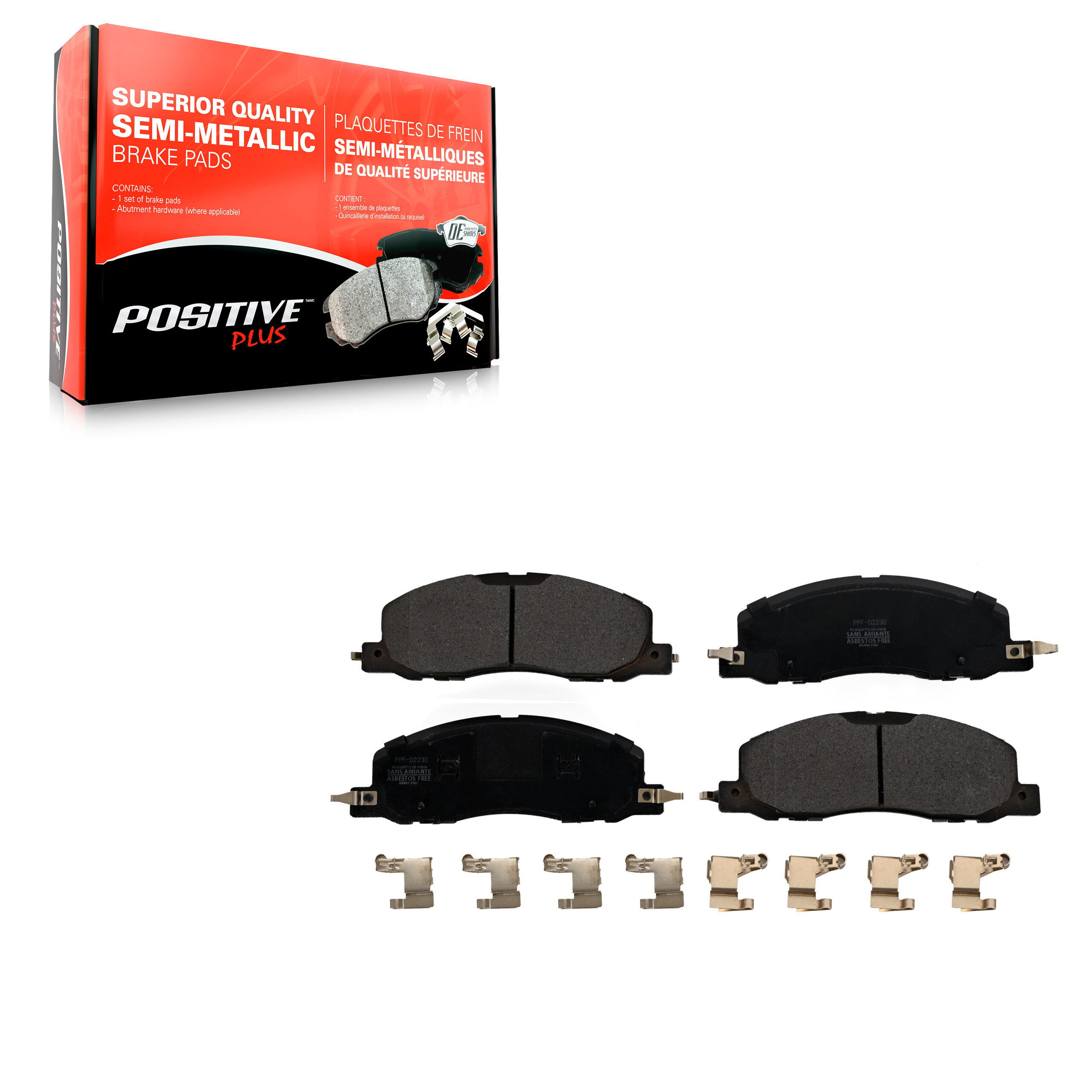Semi-Metallic Brake Pads