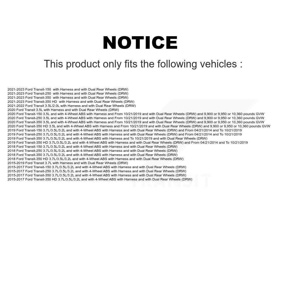 Mpulse - SEN-2ABS3946 - ABS Wheel Speed Sensor