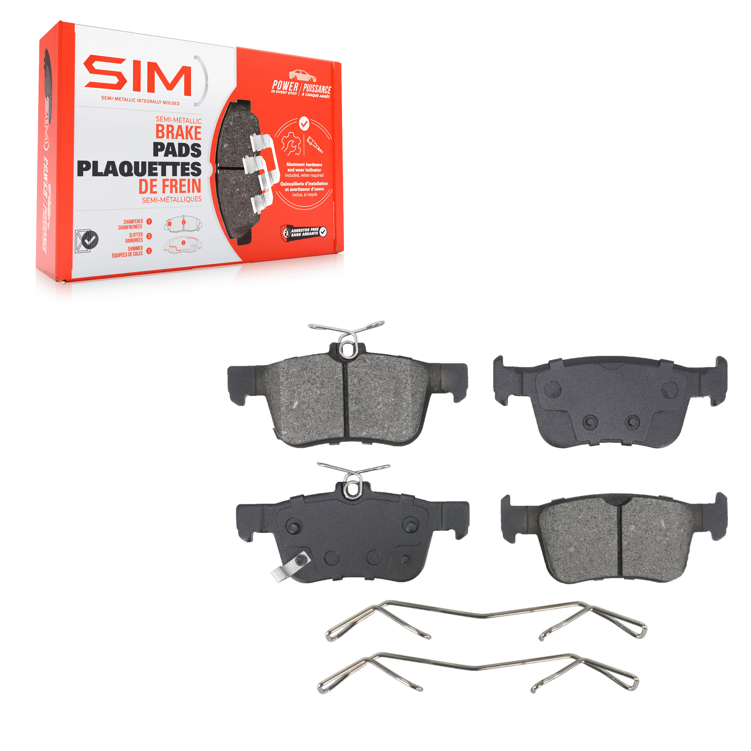 Semi-Metallic Brake Pads