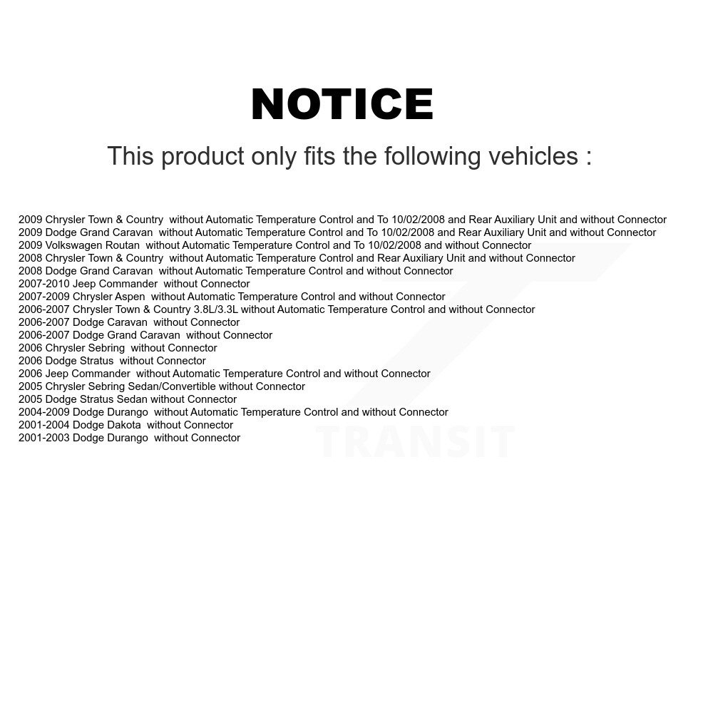 Mpulse - SEN-2BMR0278 - HVAC Blower Motor Resistor