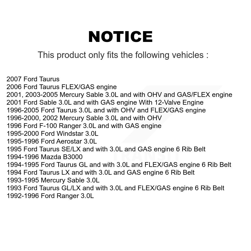 Kobra - KTP-89233 - Accessory Drive Belt Tensioner Assembly