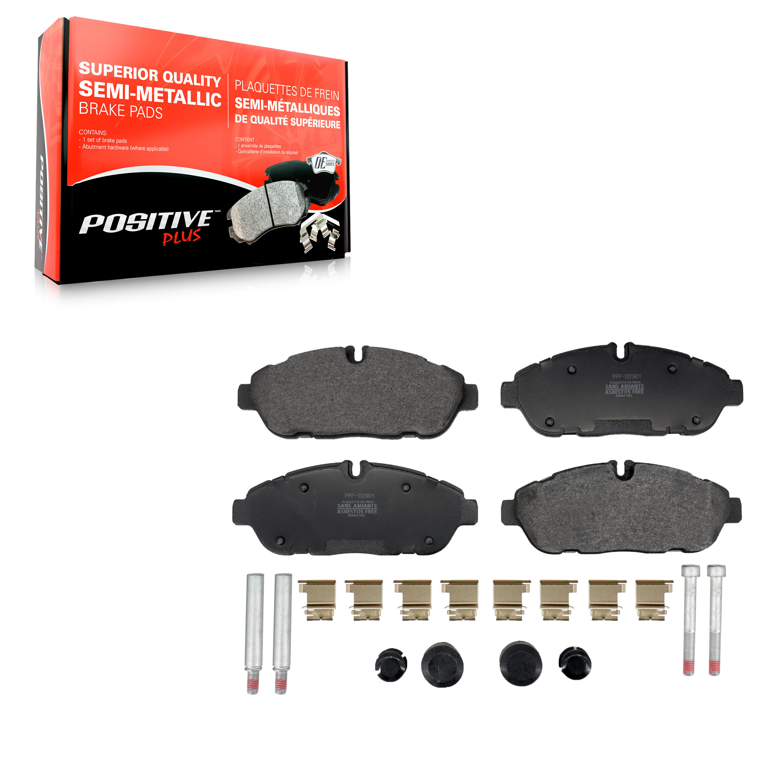 Semi-Metallic Brake Pads