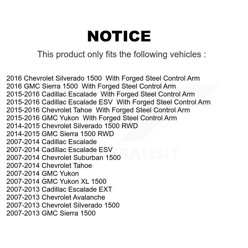 Top Quality - 72-CK80670 - Suspension Control Arm Ball Joint Assembly