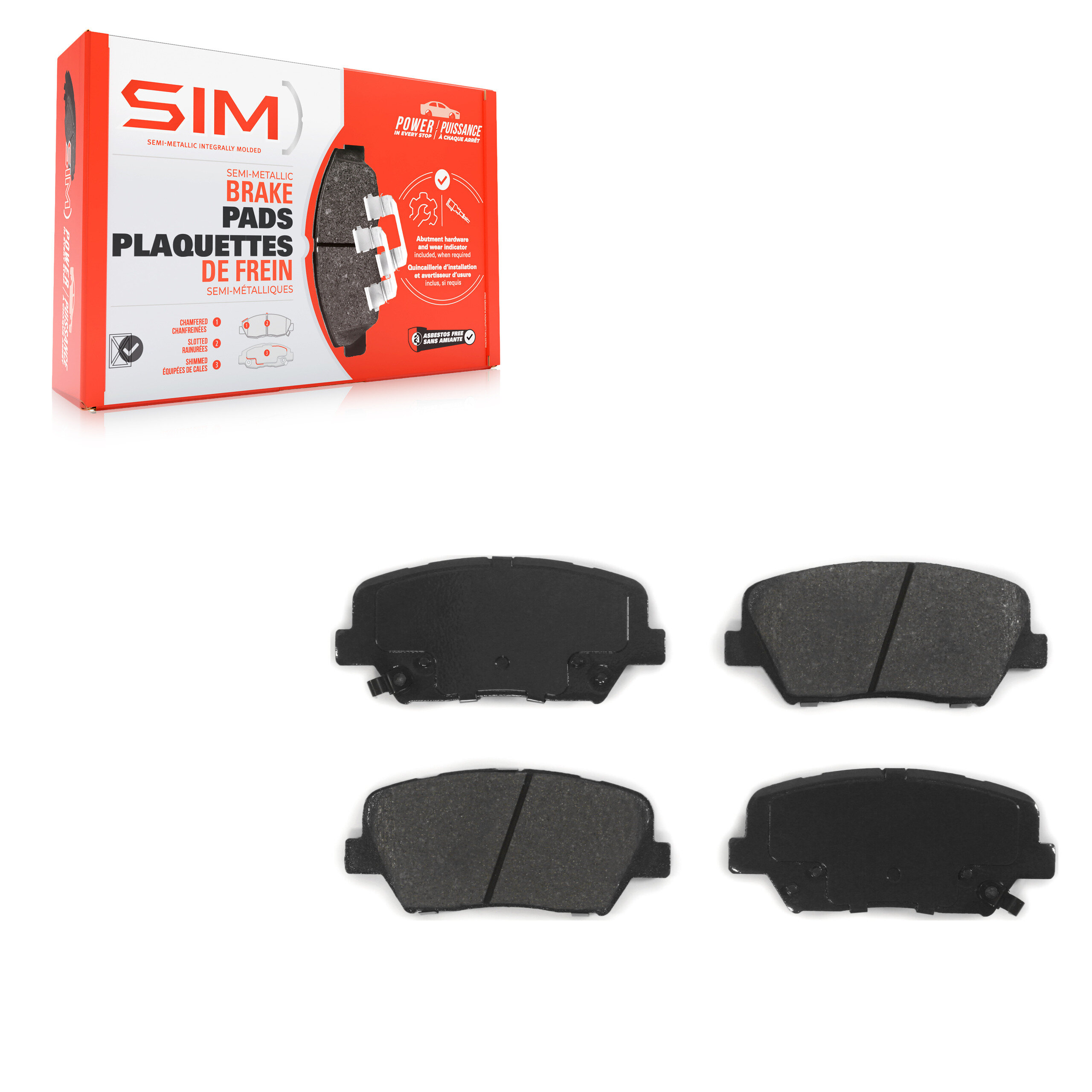 Semi-Metallic Brake Pads