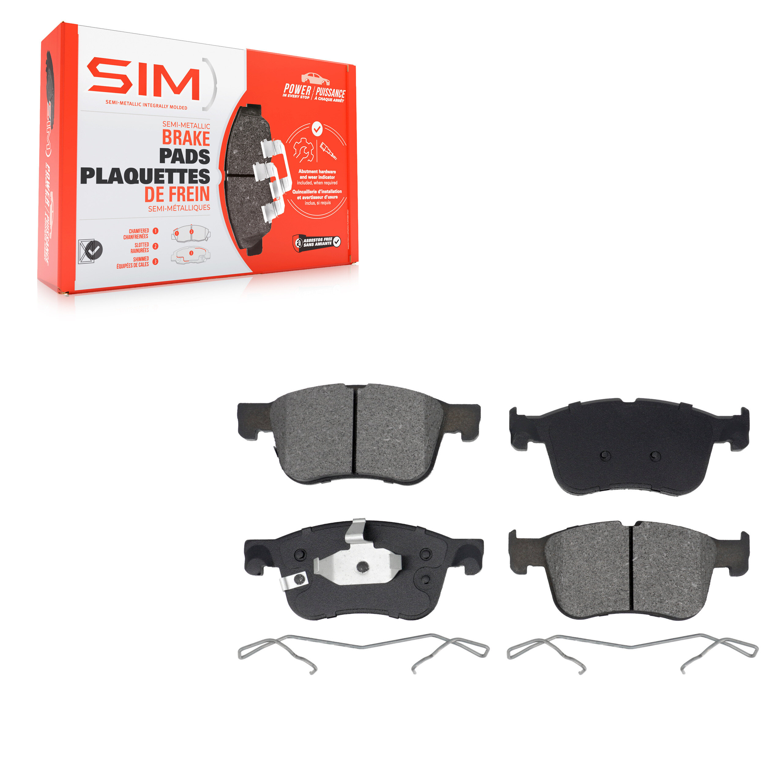 Semi-Metallic Brake Pads