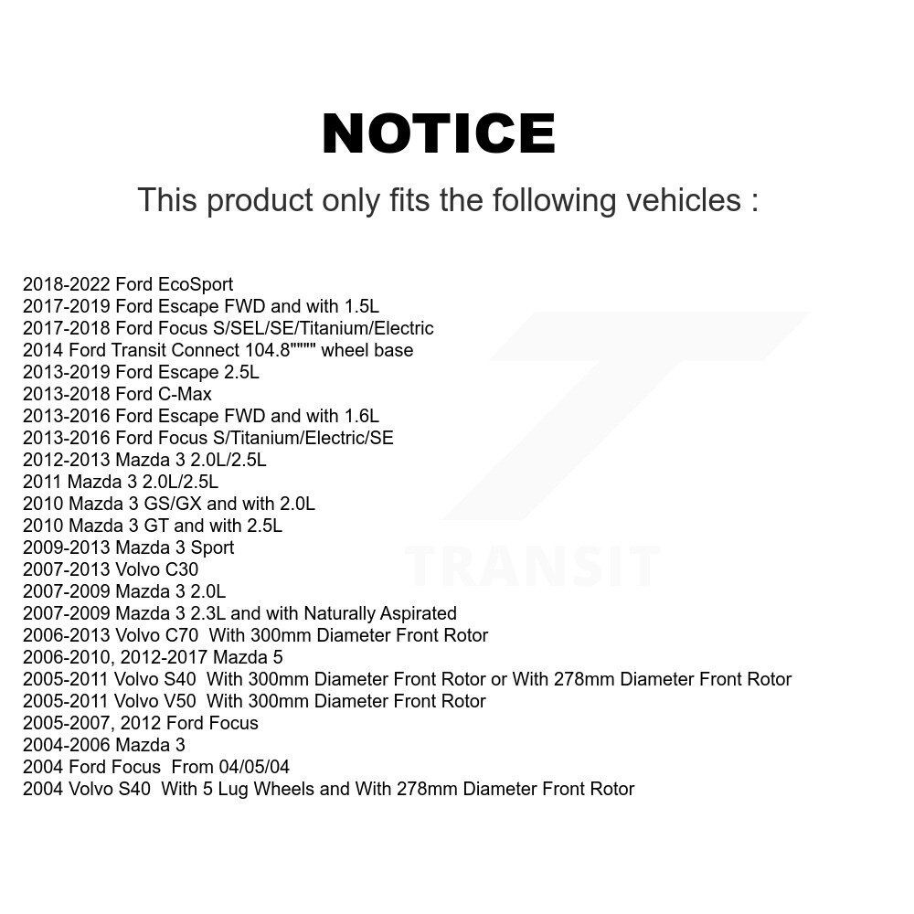 AmeriBRAKES - NWF-PRM1044 - Semi-Metallic Brake Pads