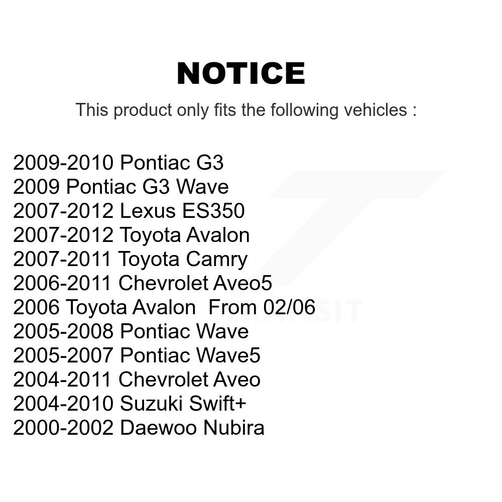 Top Quality - 72-K750011 - Suspension Stabilizer Bar Link Kit