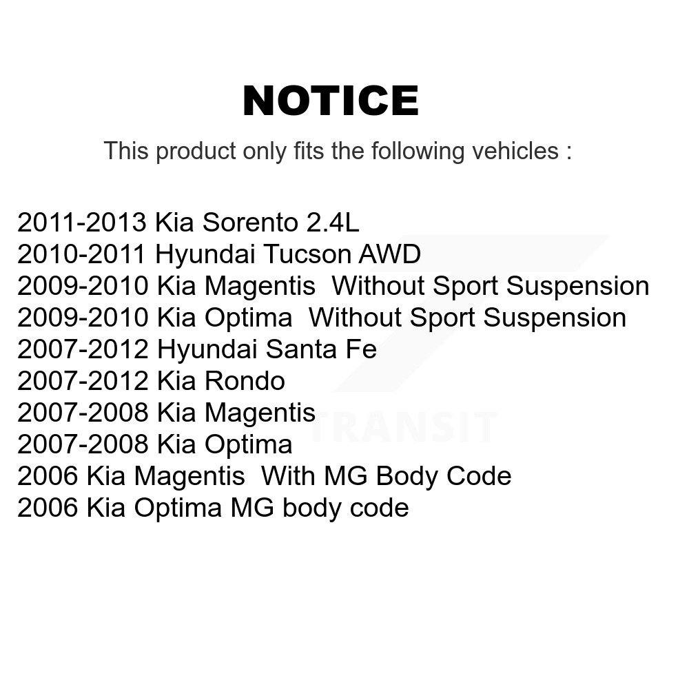 TOR - TOR-K200740 - Suspension Stabilizer Bar Bushing Kit