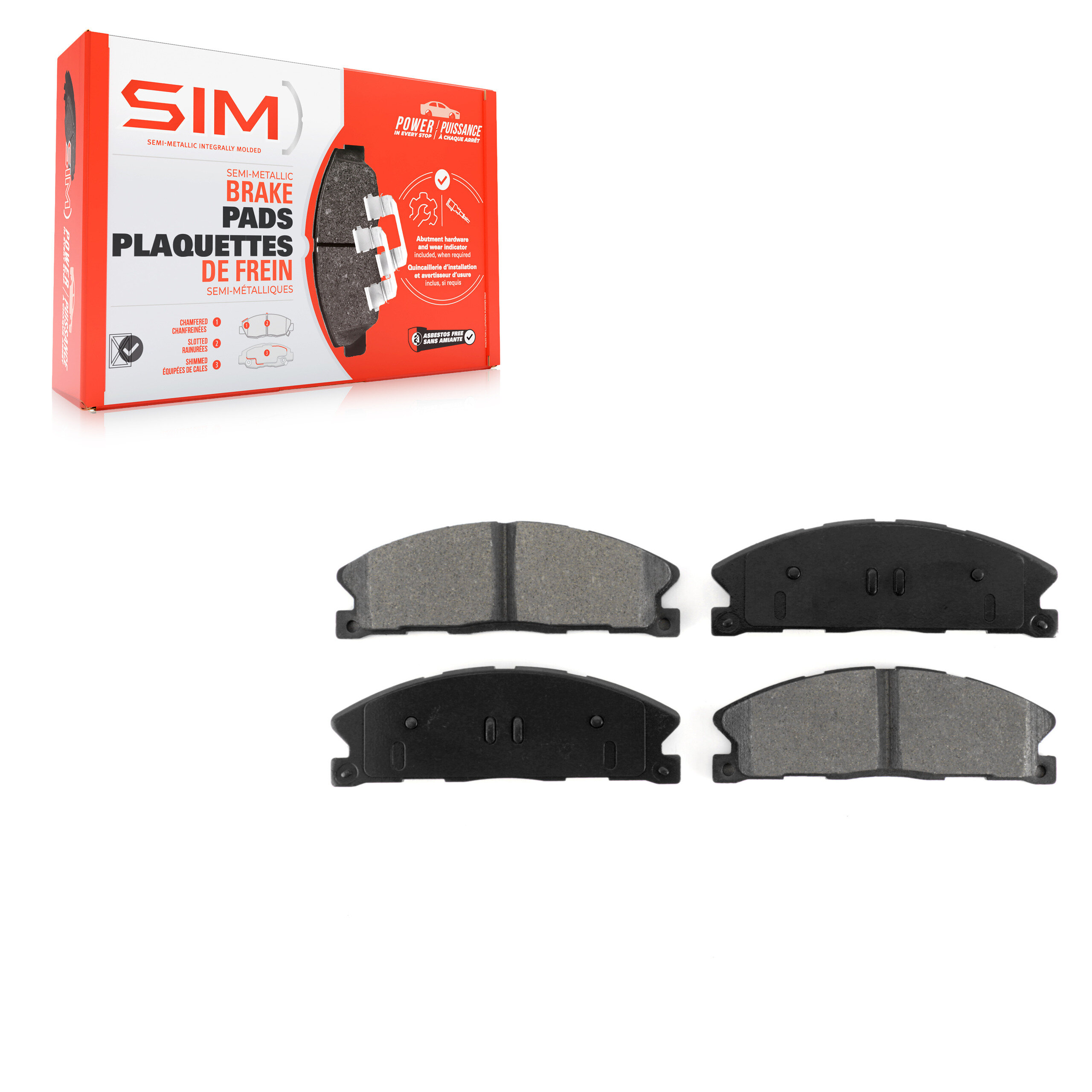 Semi-Metallic Brake Pads