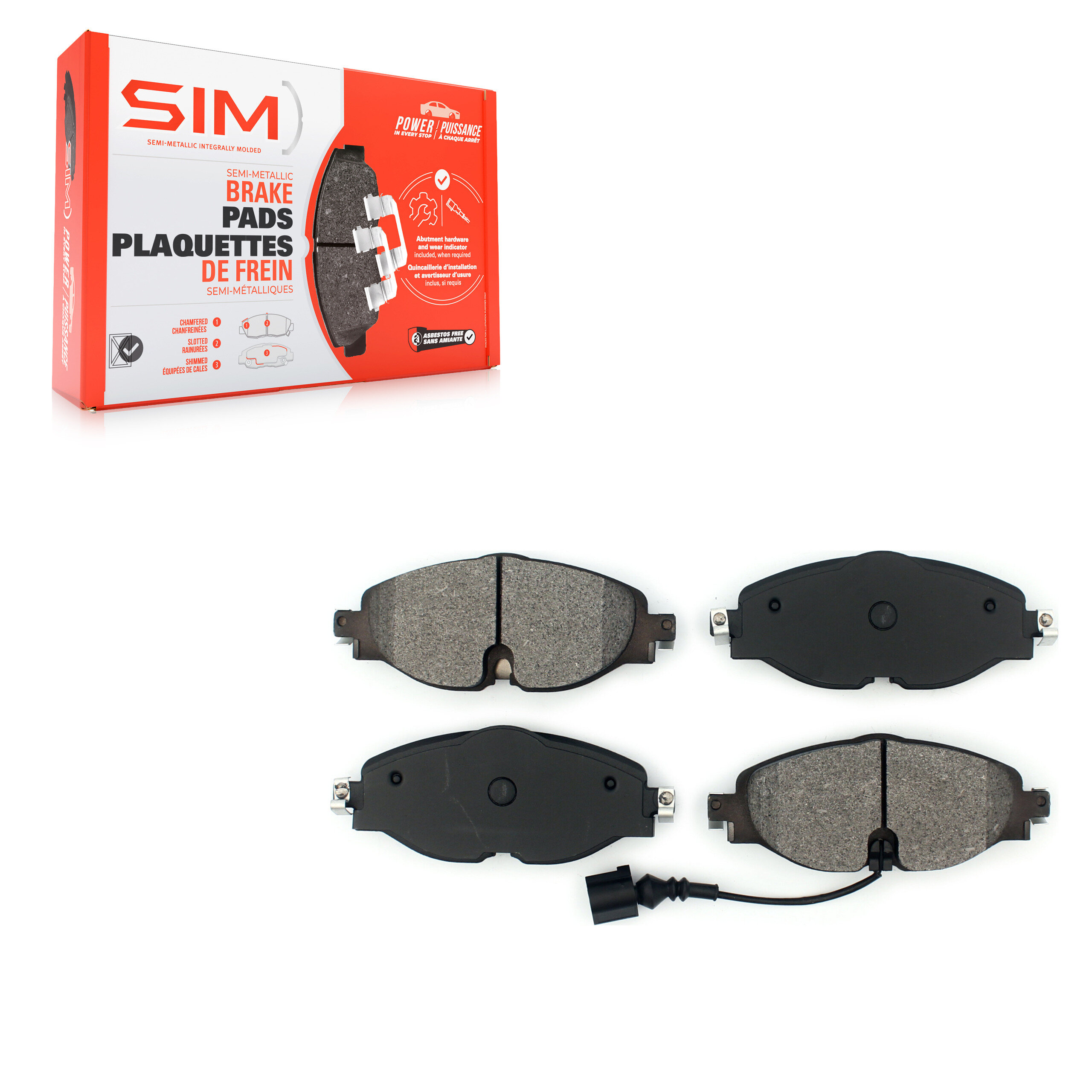 Semi-Metallic Brake Pads