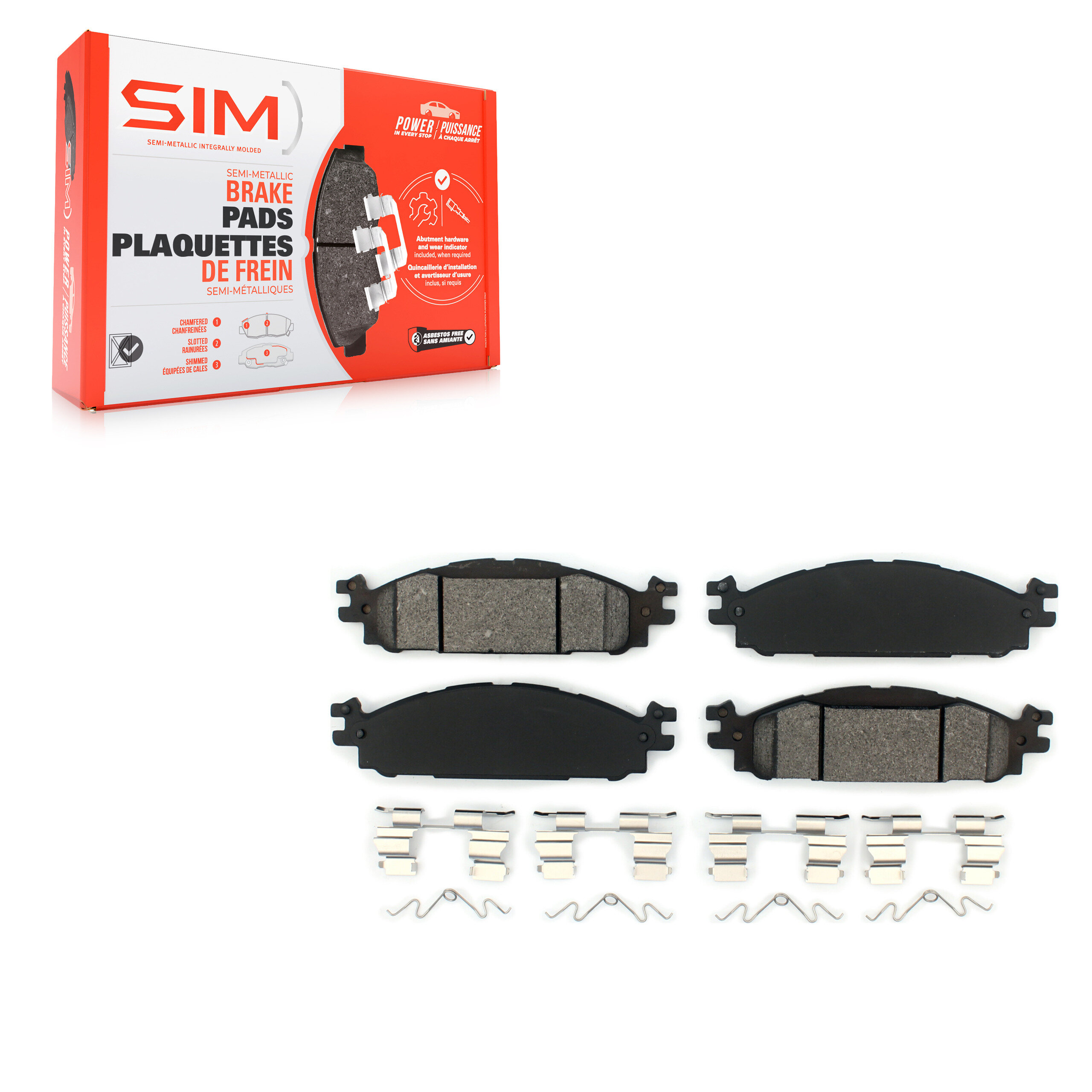 Semi-Metallic Brake Pads