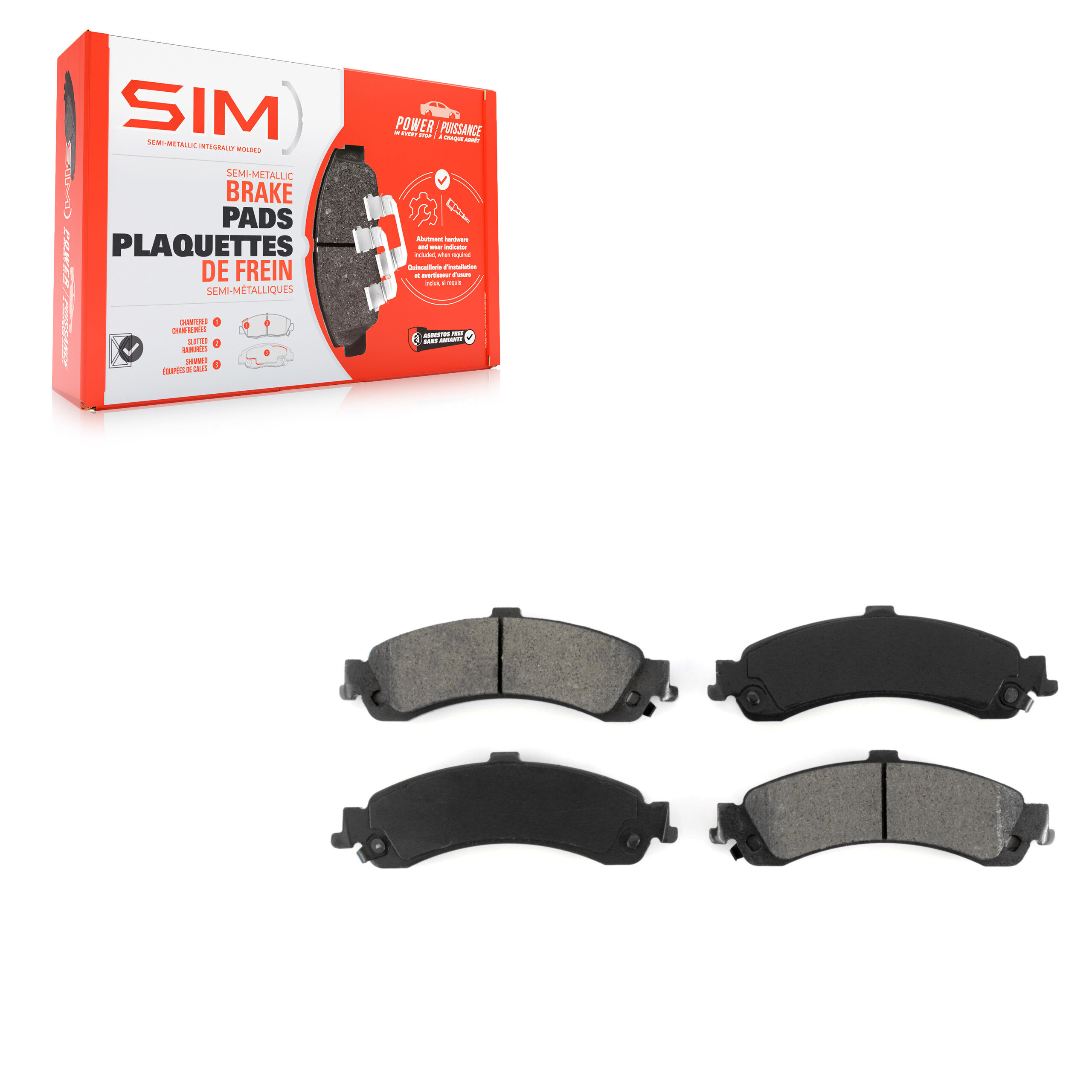 Semi-Metallic Brake Pads