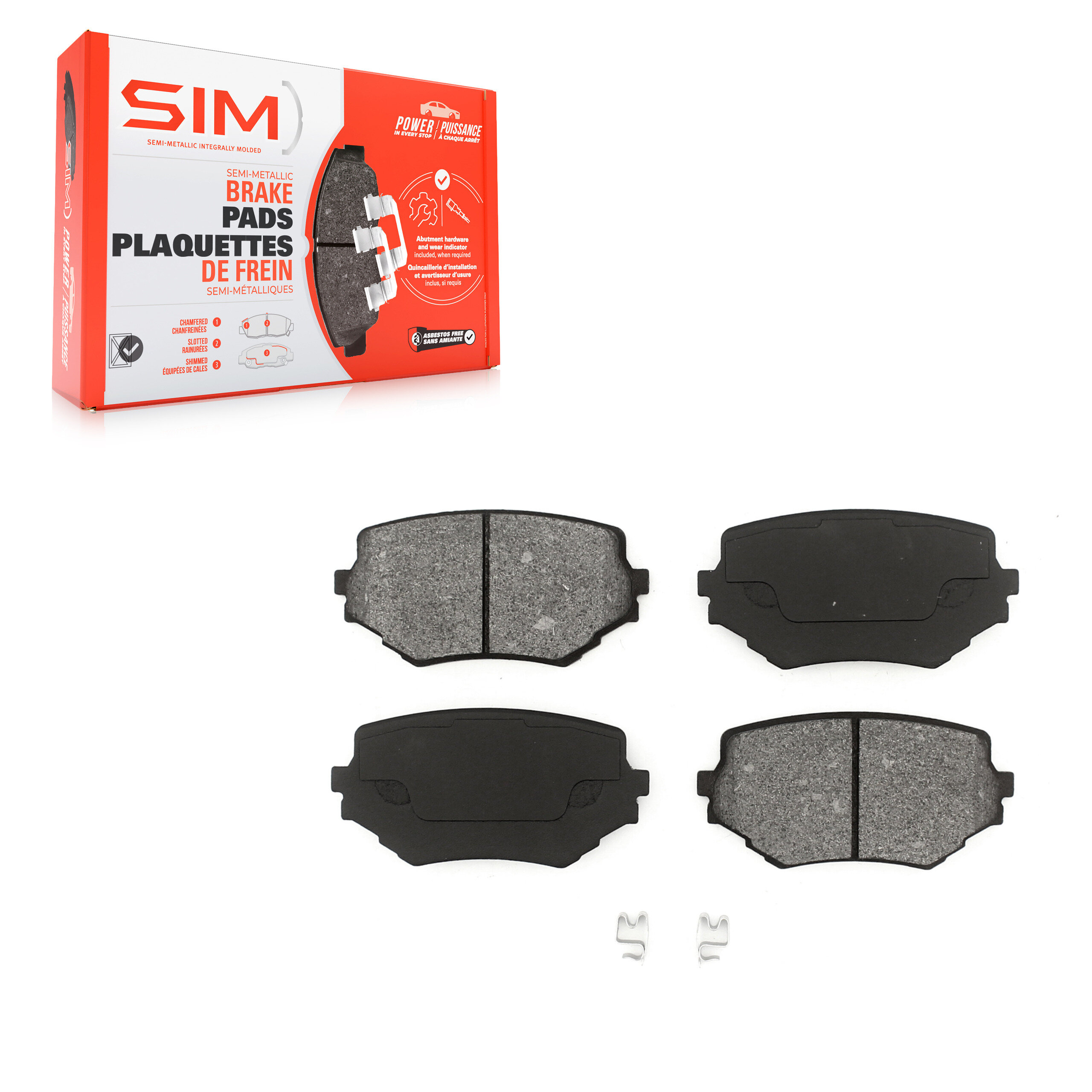 Semi-Metallic Brake Pads
