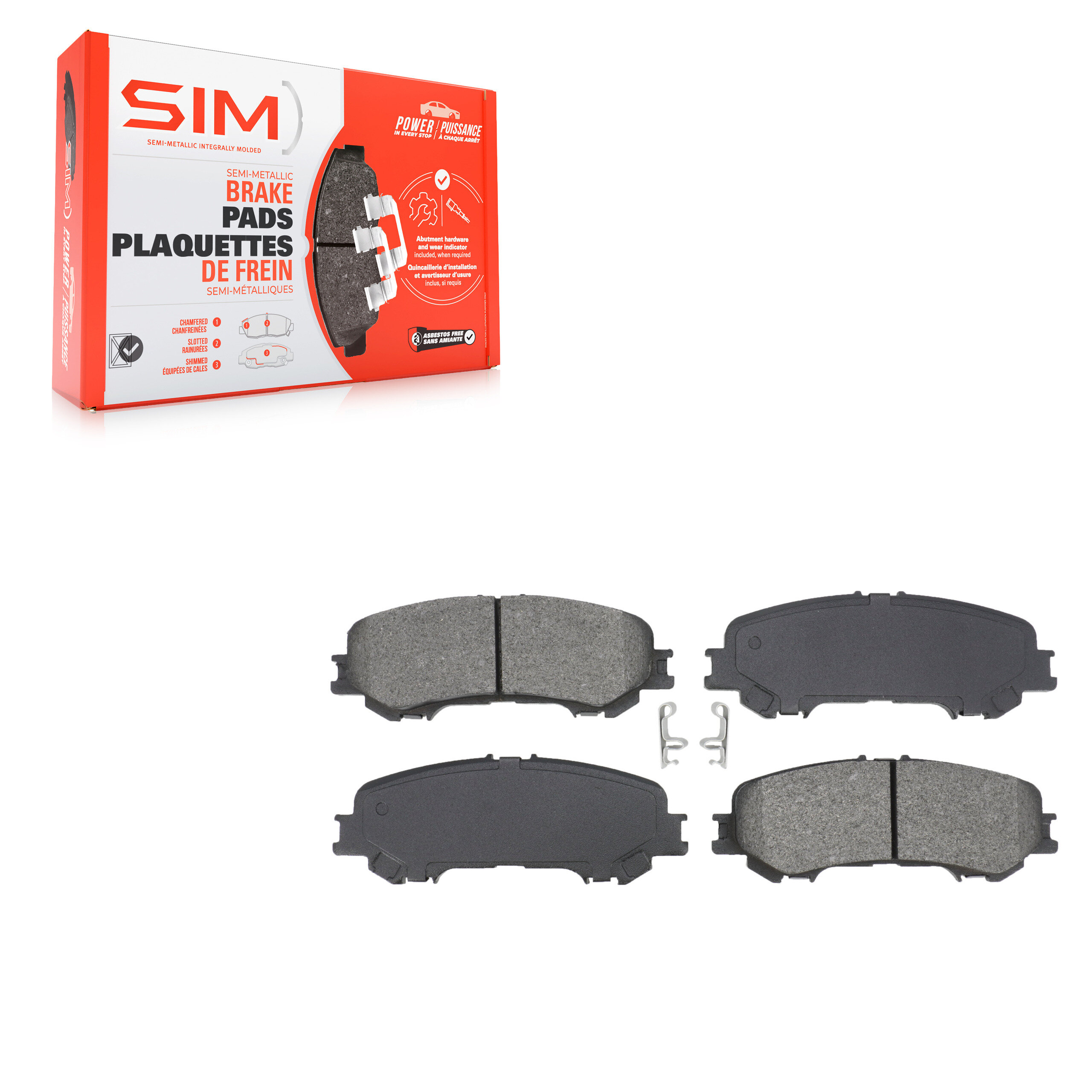 Semi-Metallic Brake Pads