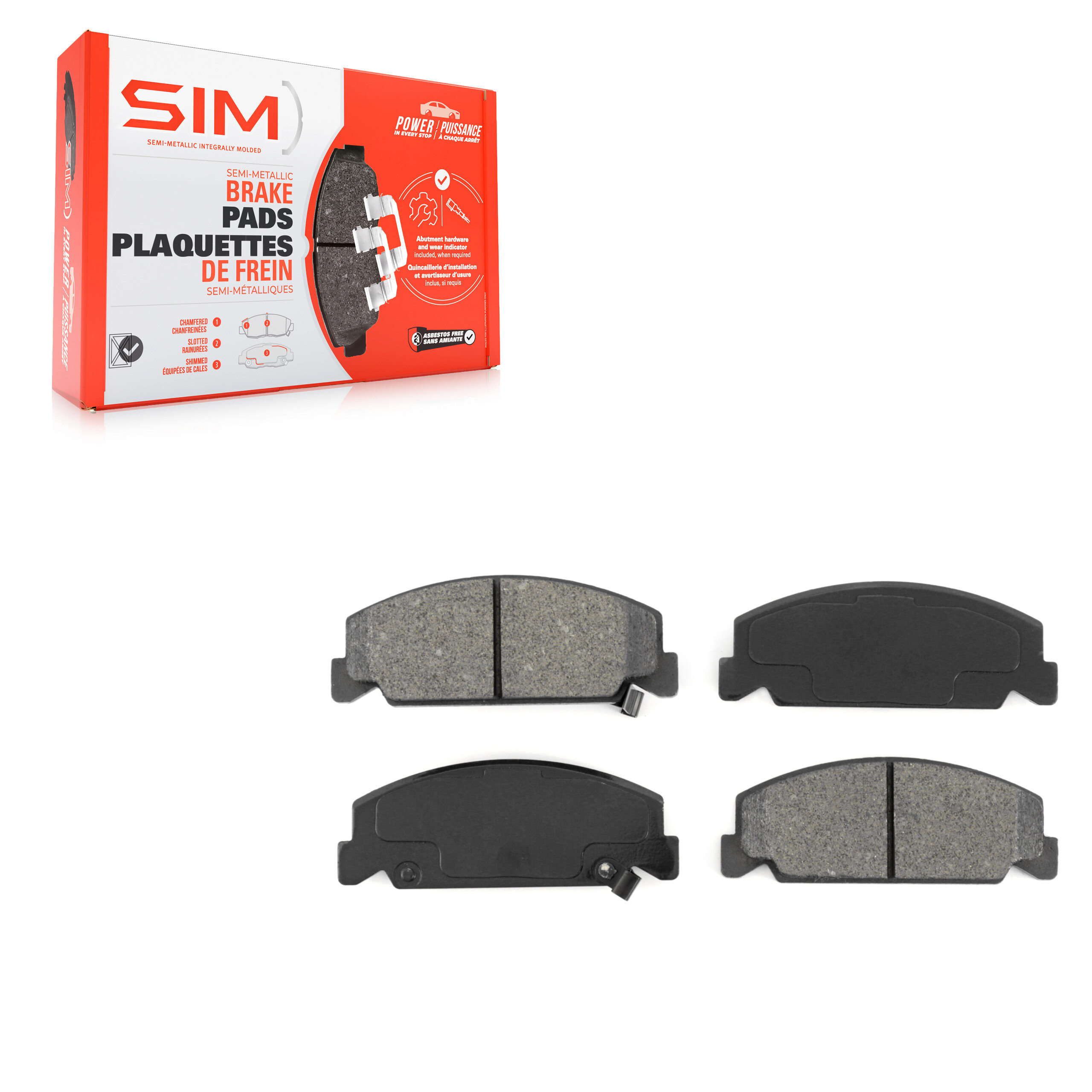 Semi-Metallic Brake Pads