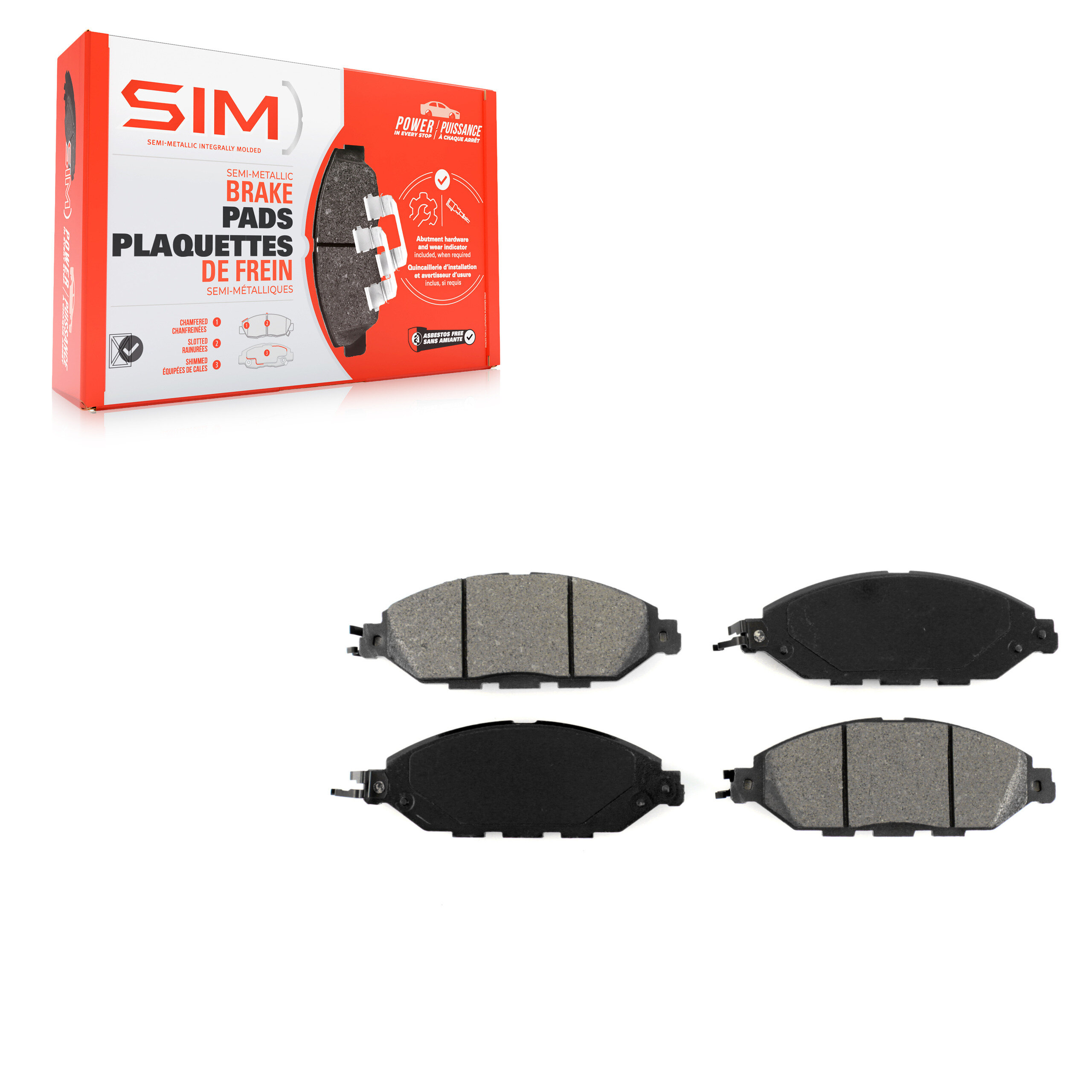 Semi-Metallic Brake Pads