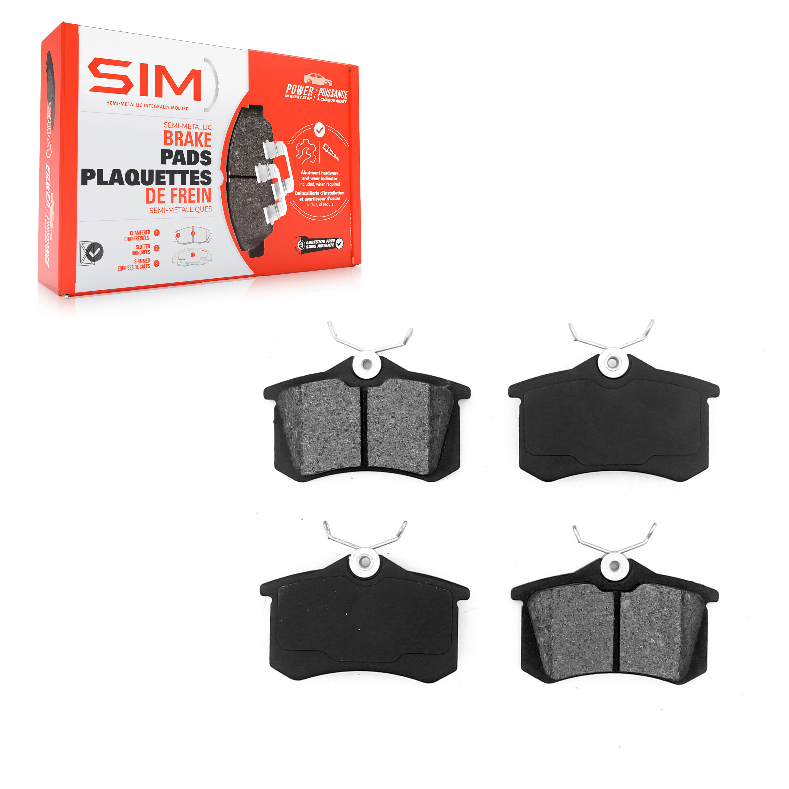 Semi-Metallic Brake Pads